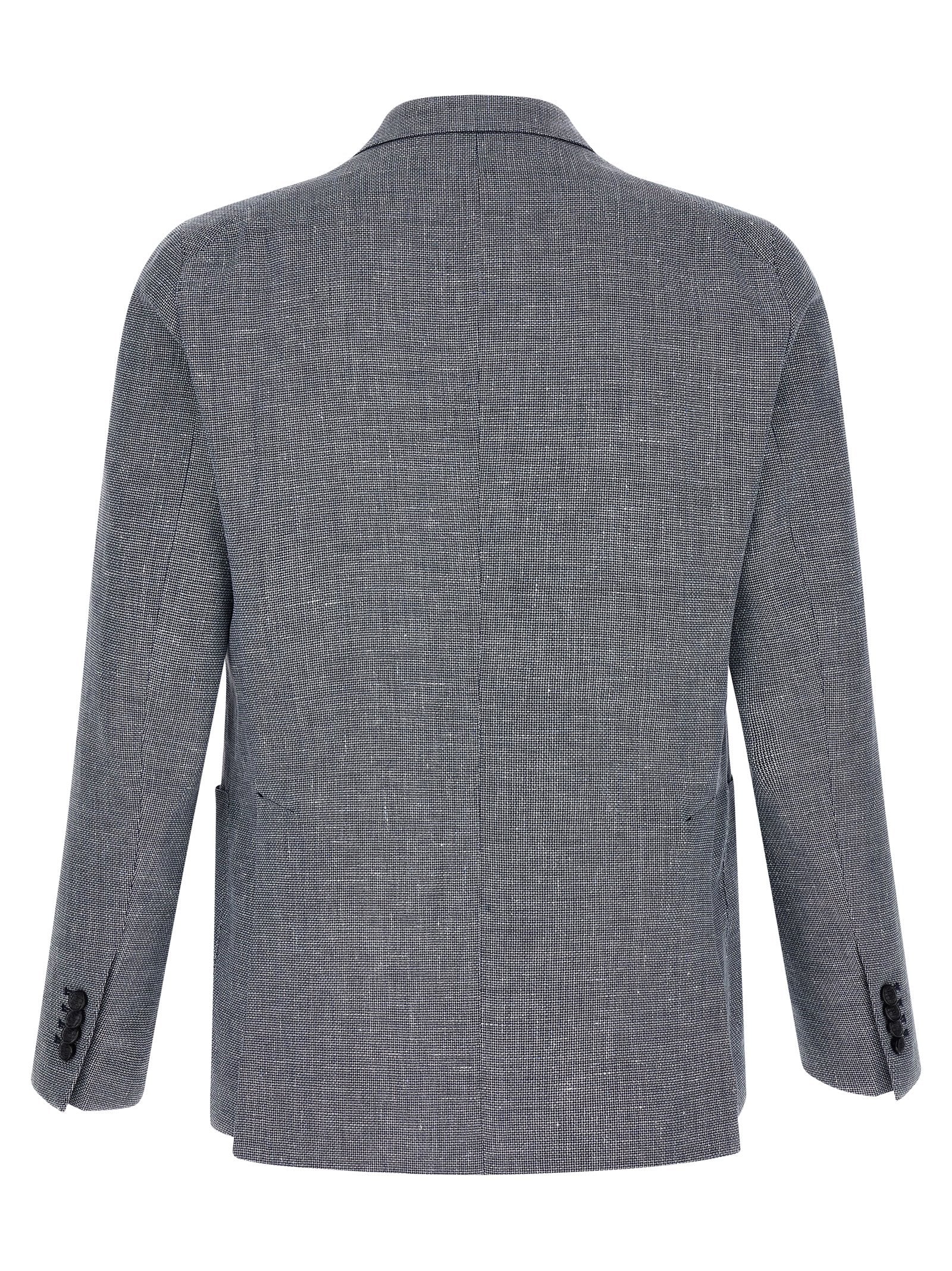 Tagliatore Montecarlo Blazer – 56% linen, 44% cotton - view 2