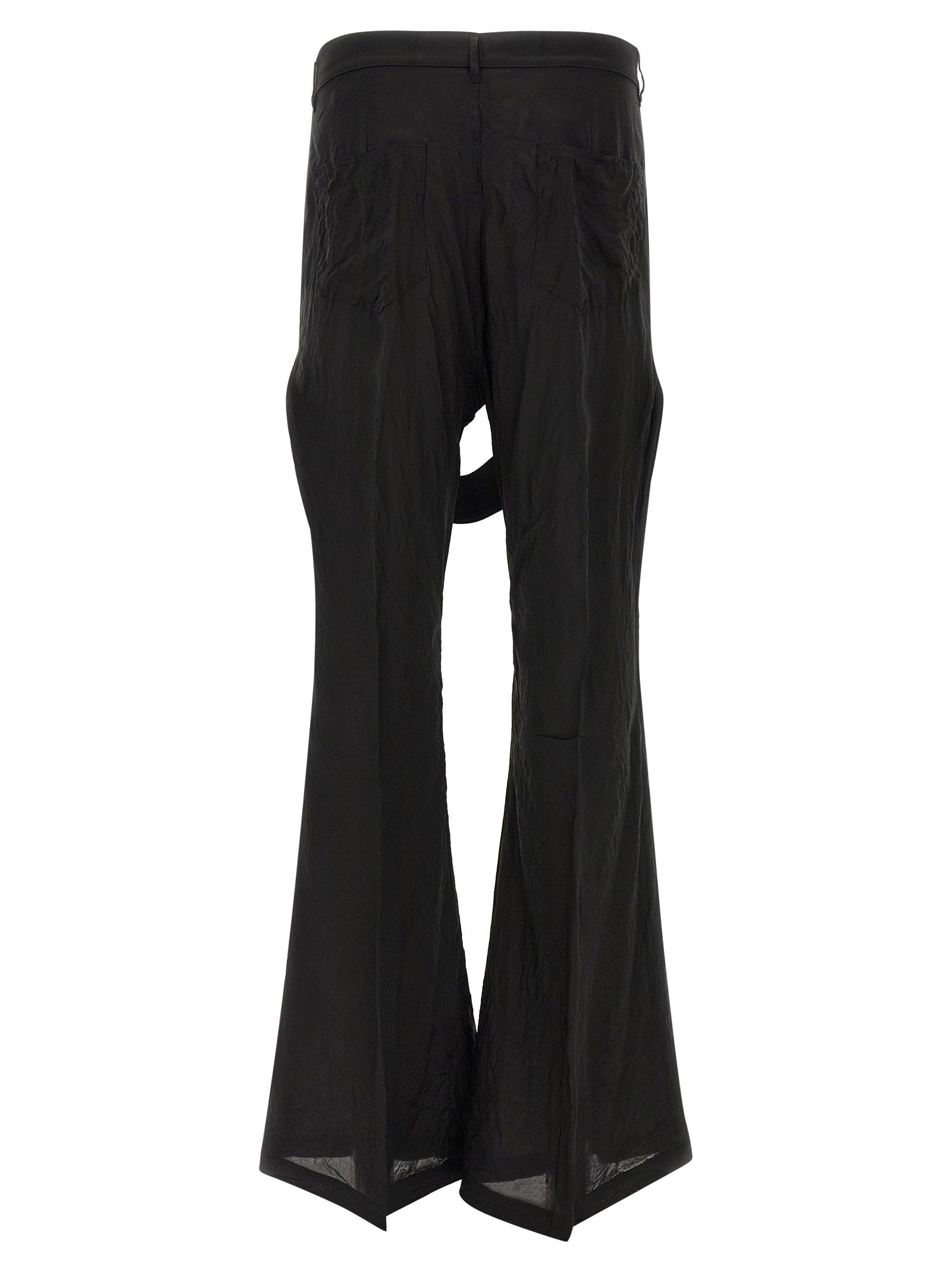 Rick Owens Megastrapped Bolans Pants – 100% cupro - view 2