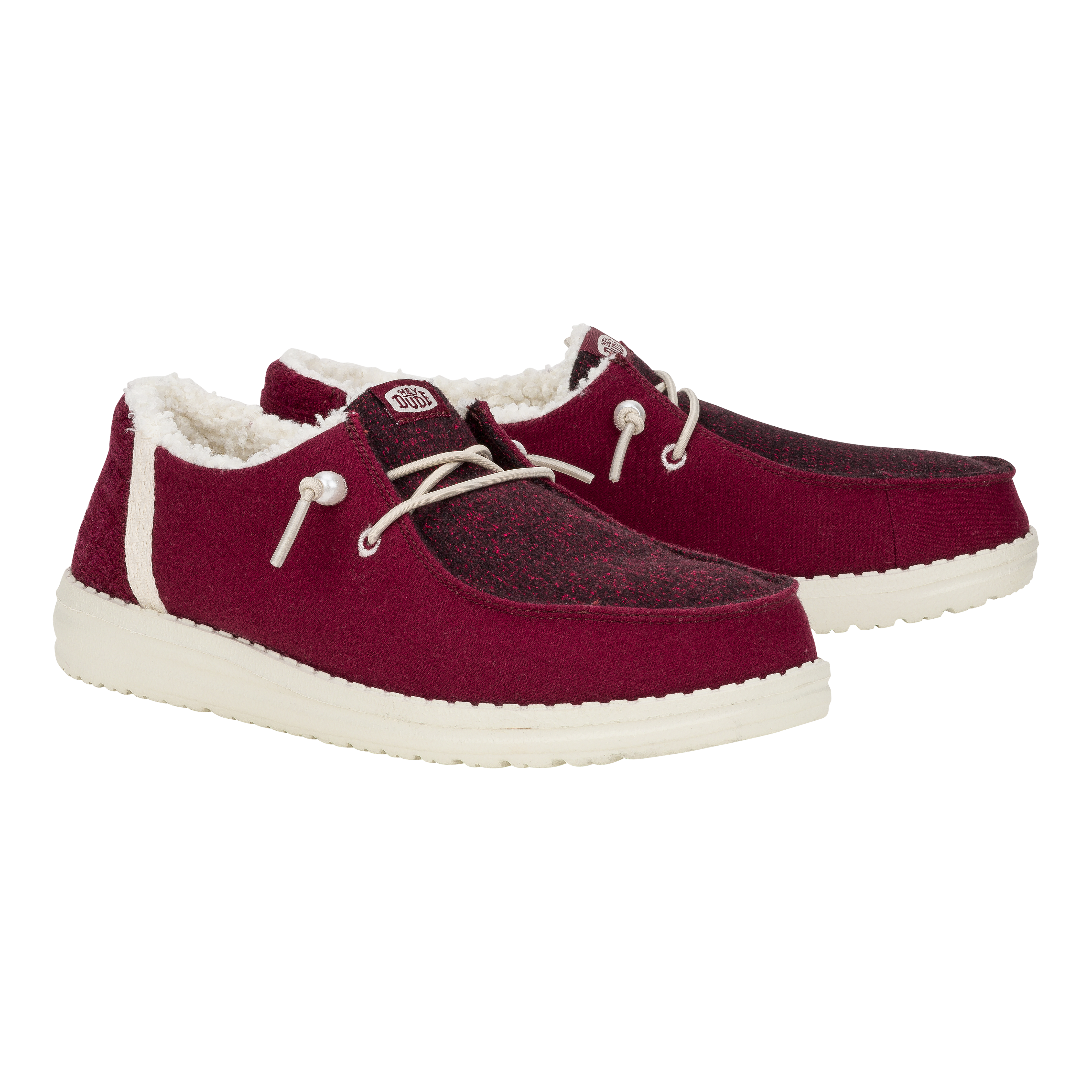 HEYDUDE shoes Wendy Brushed Cozy - Crimson – Women's - view 3