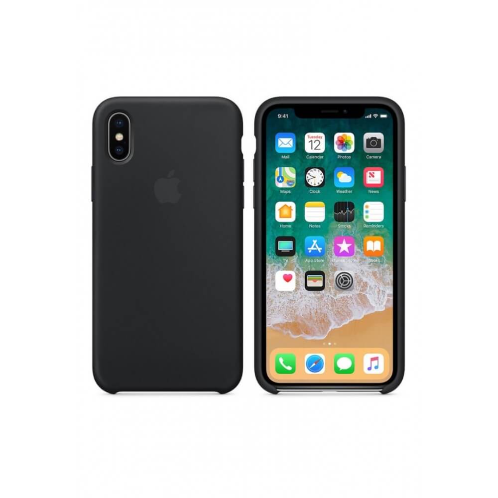 KShop Silicone Case For iPhone XS Max - Black