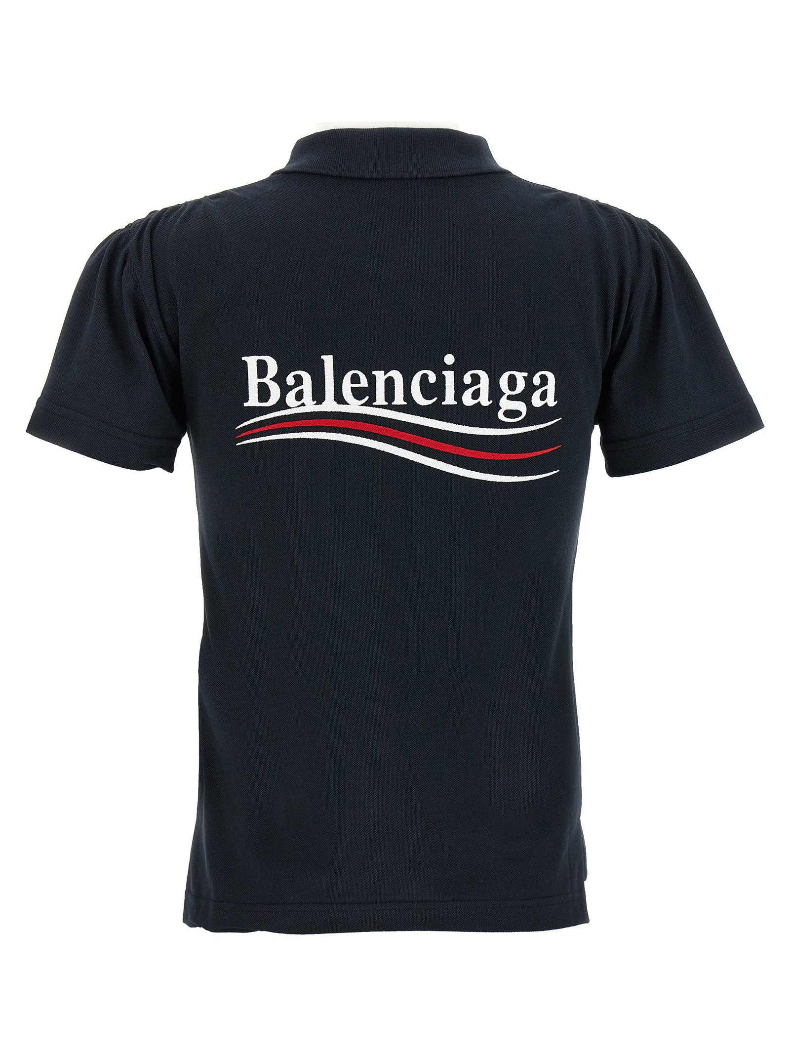Balenciaga Logo Embroidery Polo Shirt – 100% cotton - view 2