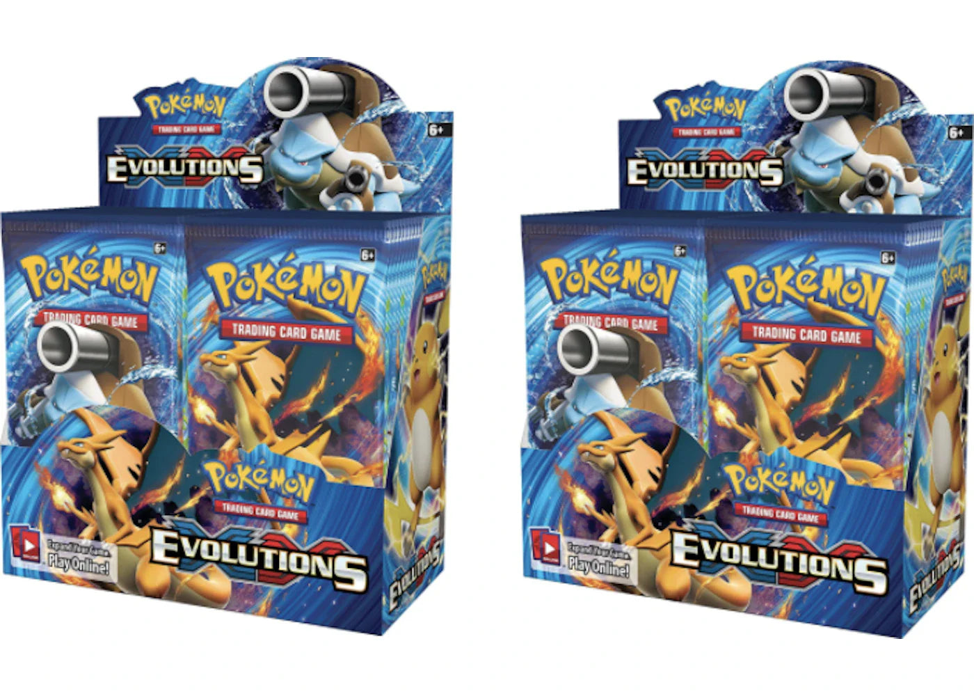 Pokémon 2016 Pokemon XY Evolutions Booster Box 2X Lot