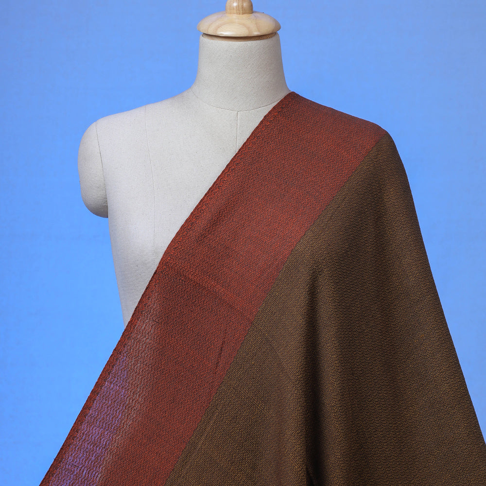 KILMORA Brown - Kumaun Handwoven Merino Woollen Fabric