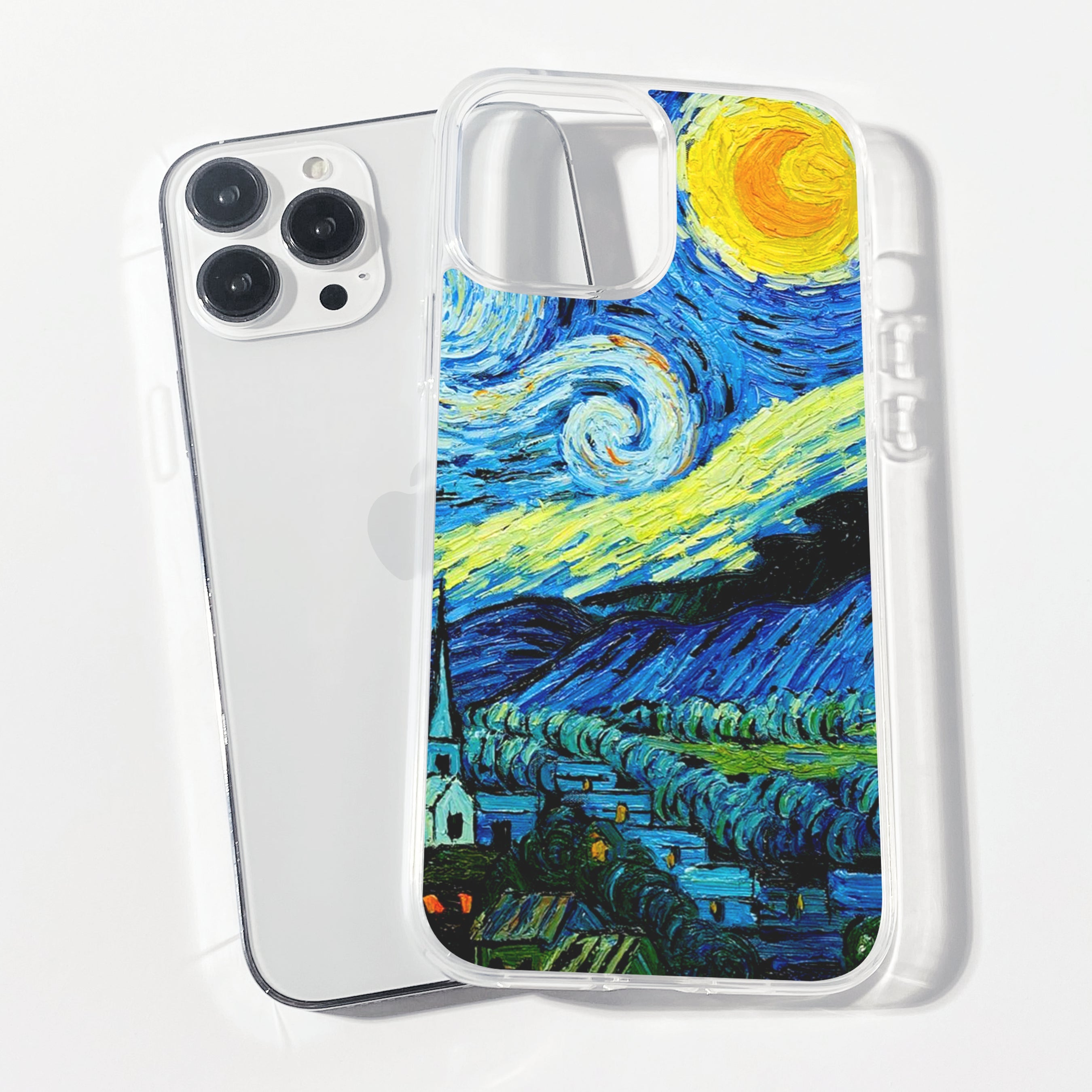 Casebasket Midnight Mirage Clear Silicone Phone Cover