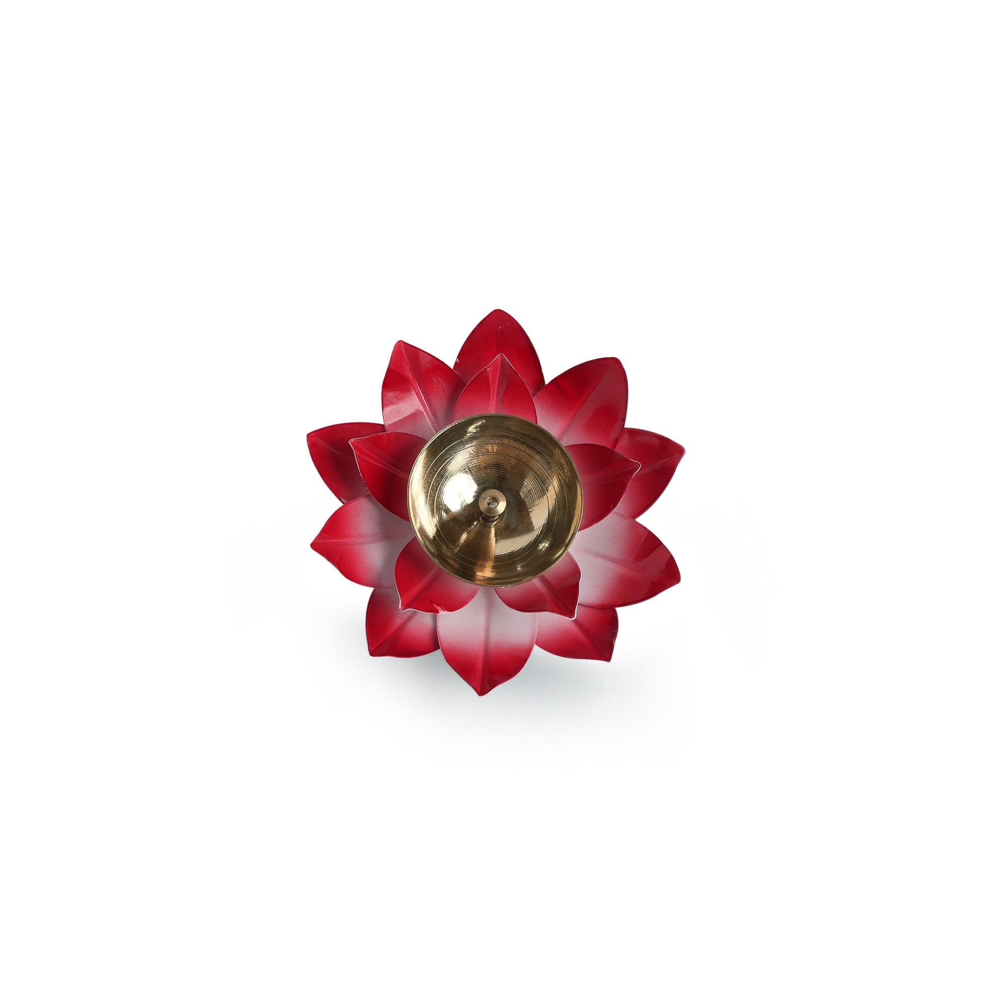 EXCLUSIVELANE 'Jugnu Lotus' Iron Tea Light Holder (Set of 2) - view 4