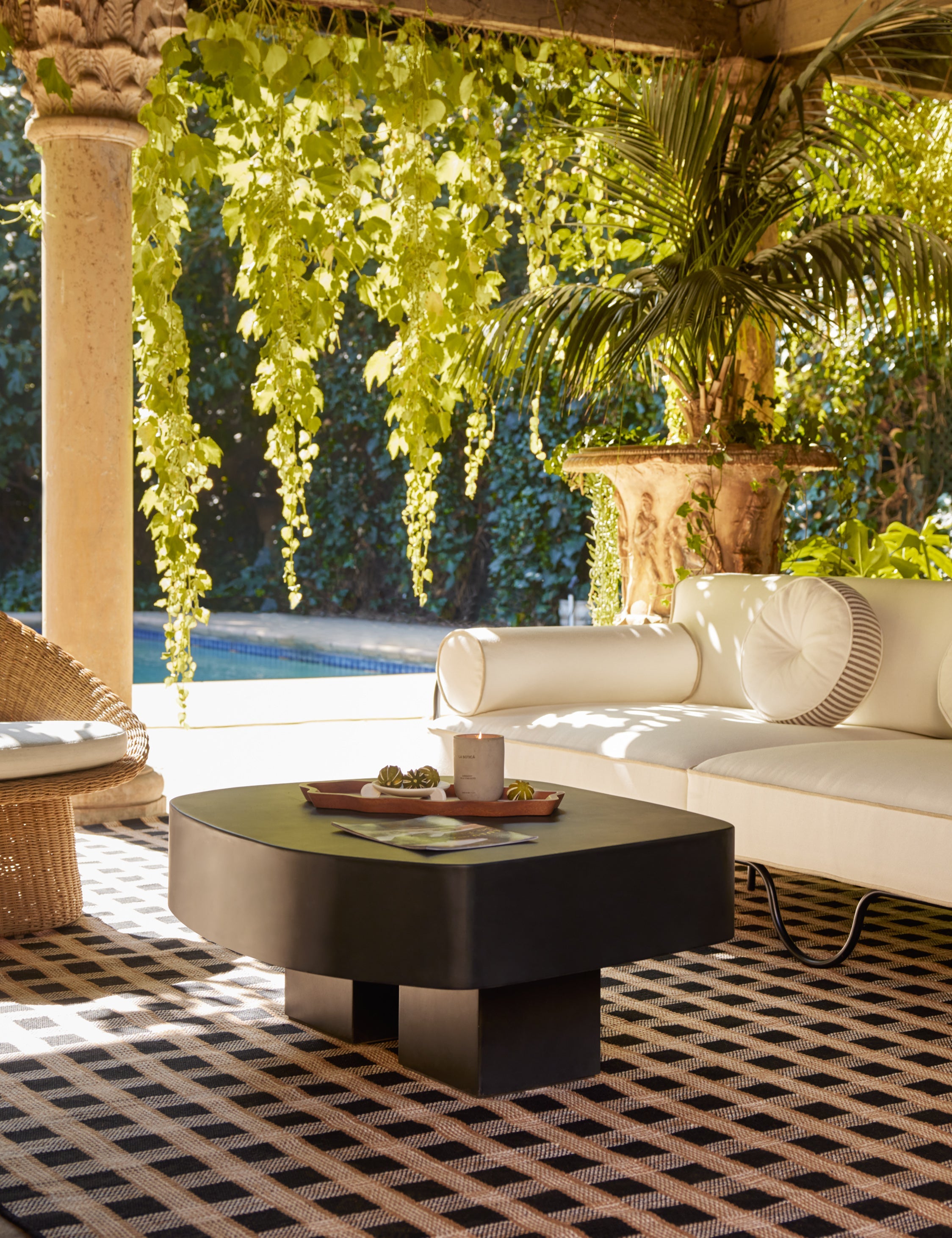 Lulu and Georgia Armas Indoor / Outdoor Round Coffee Table by Sarah Sherman Samuel - view 2