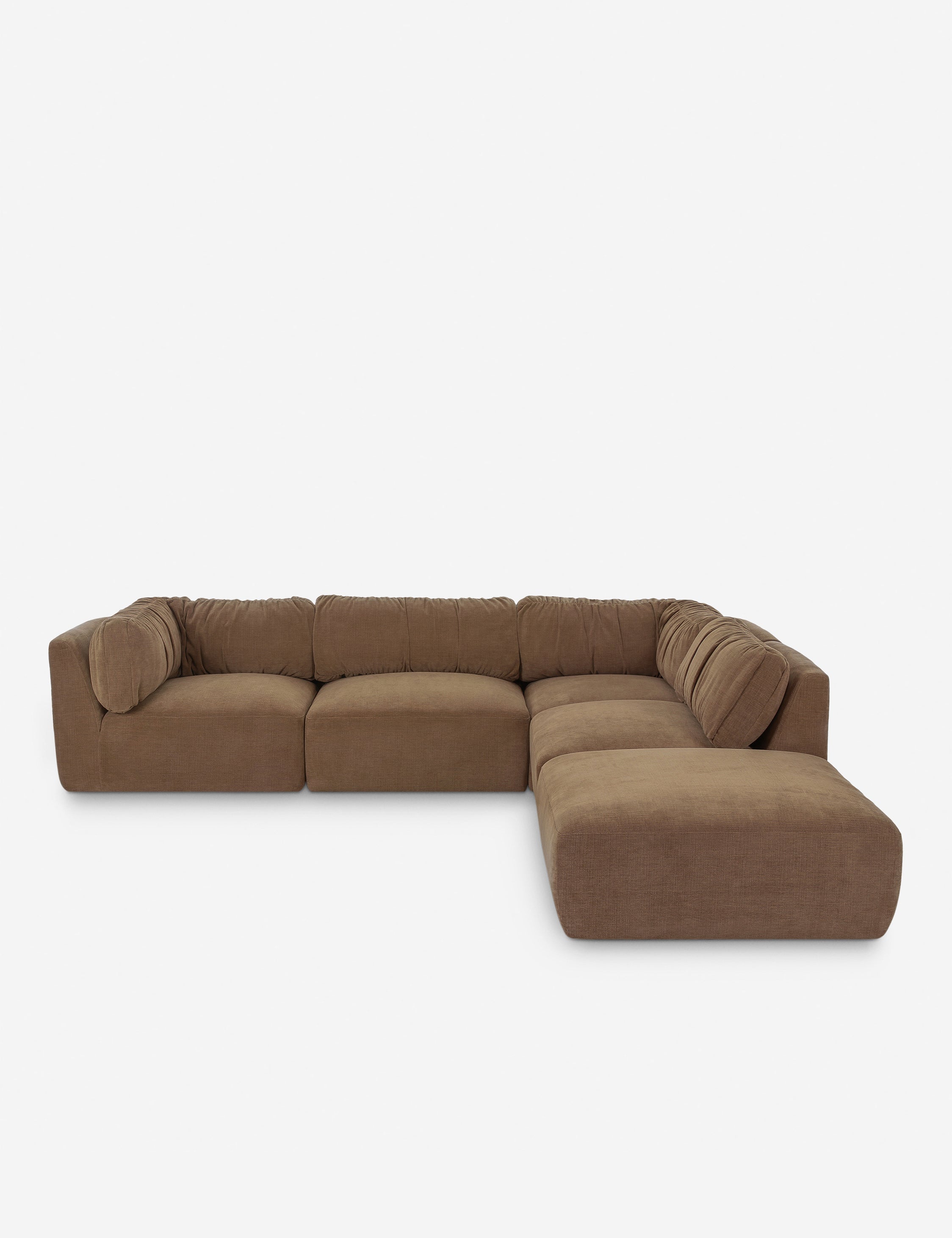 Lulu and Georgia Marona Modular 5-Piece Chaise Sectional Sofa