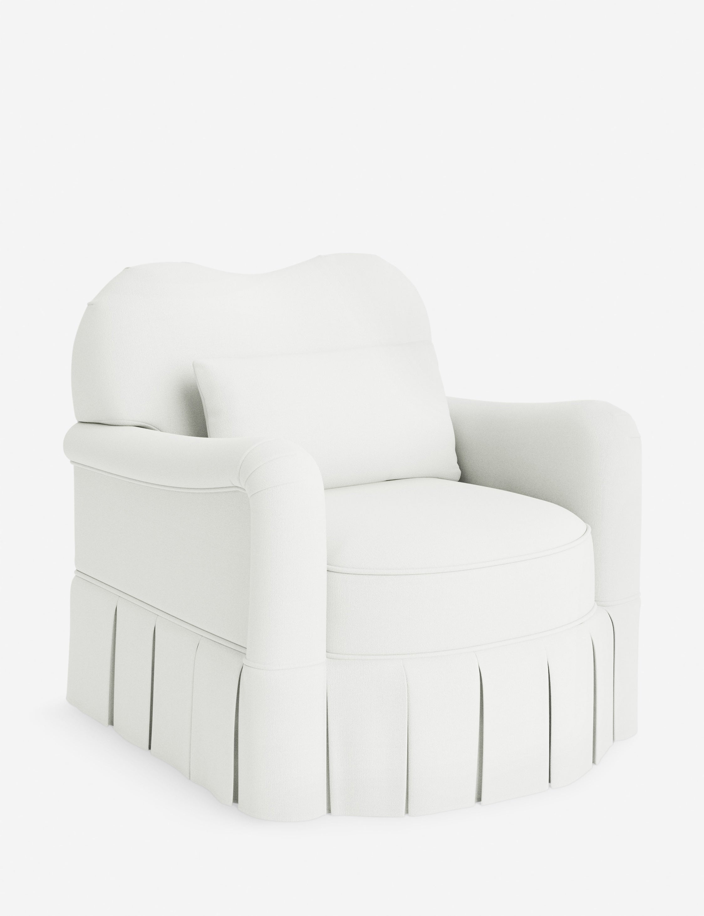 Lulu and Georgia Middleton Skirted Accent Chair by Ginny Macdonald - view 106