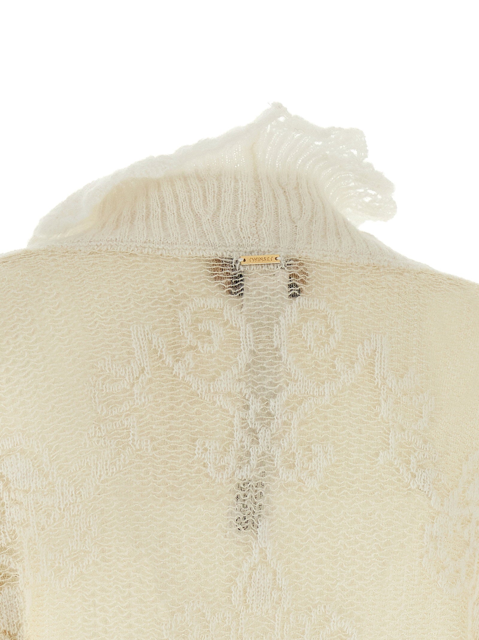 Twin Set Jacquard Yarn Sweater - view 4