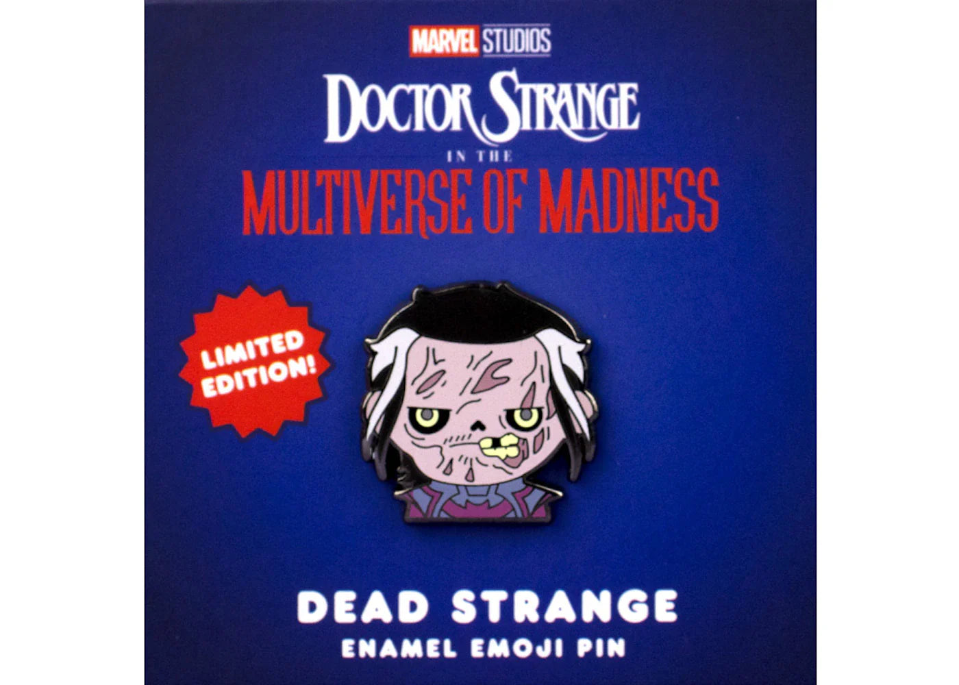 100% Soft Marvel Studios Doctor Strange in the Multiverse of Madness Dead Strange 2022 SDCC Exclusive Pin