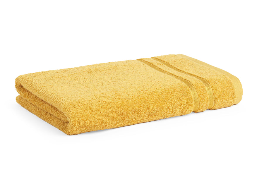 Spaces India Mustard - Dark Yellow 100% Cotton Bath Towel - Atrium By Spaces - view 3