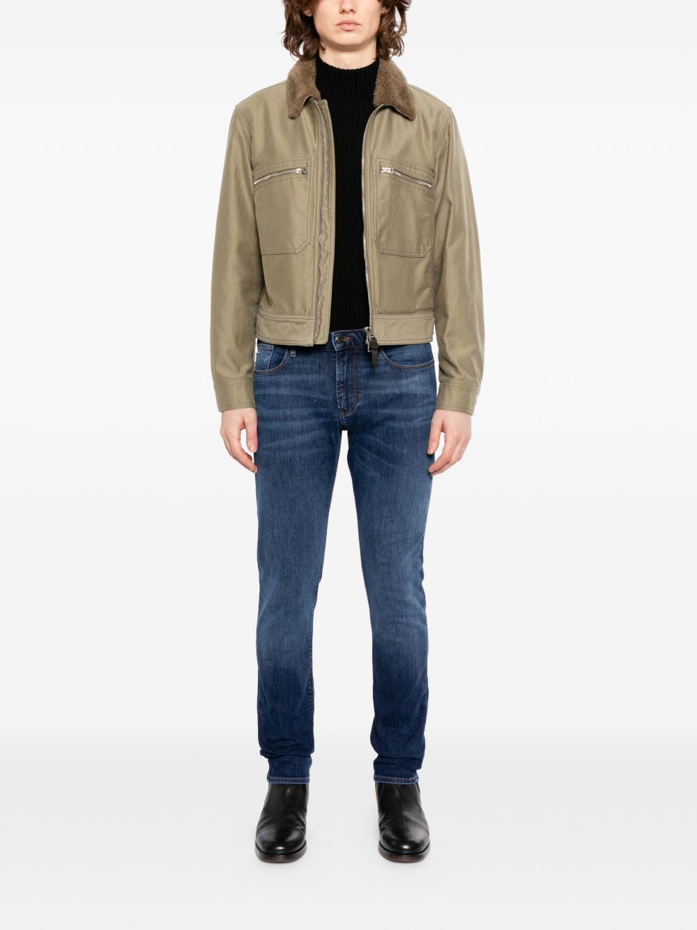 Emporio Armani Denim cotton jeans – 2% ELASTANE, 98% COTTON - view 4