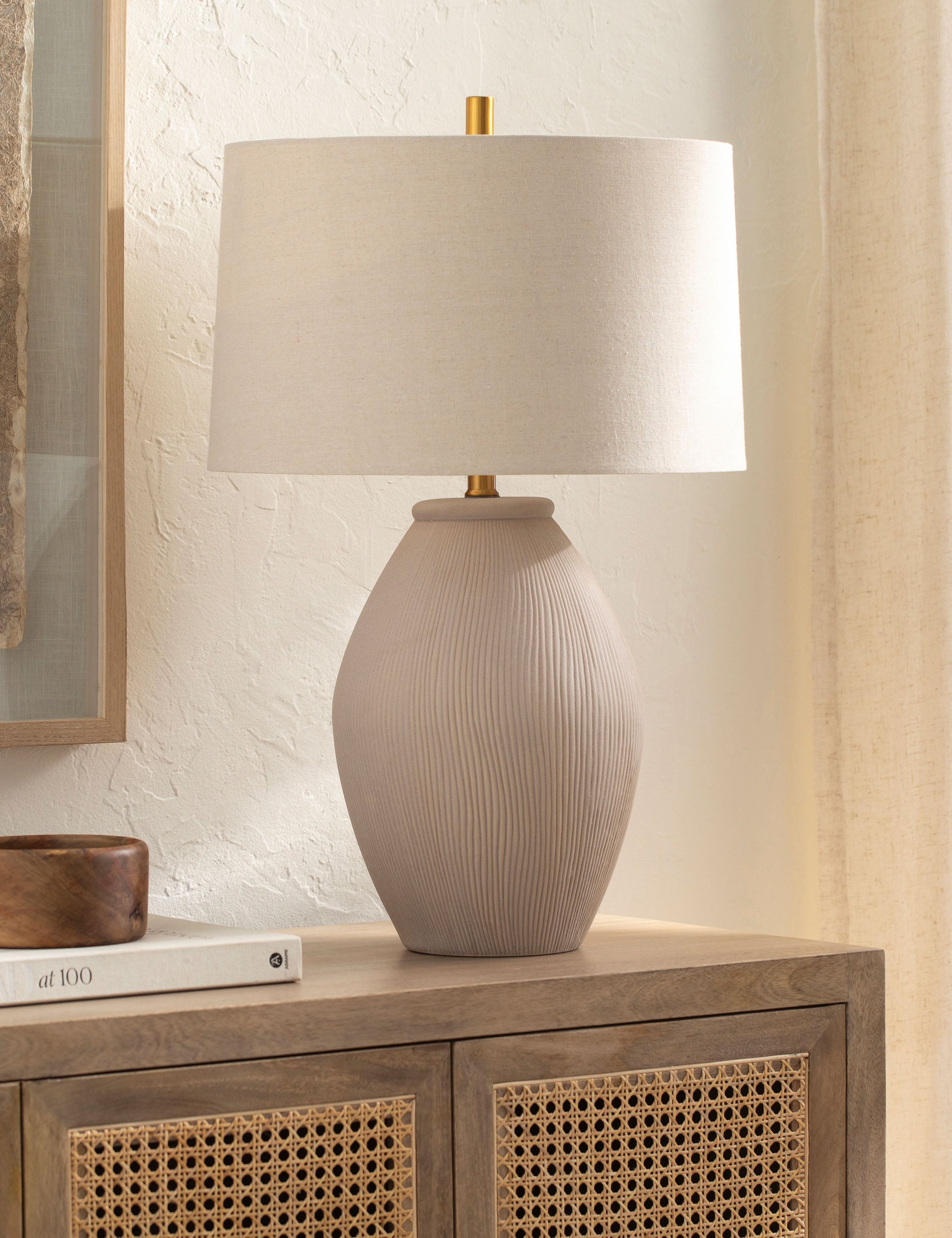 Lulu and Georgia Chambley Table Lamp – Tan - view 2