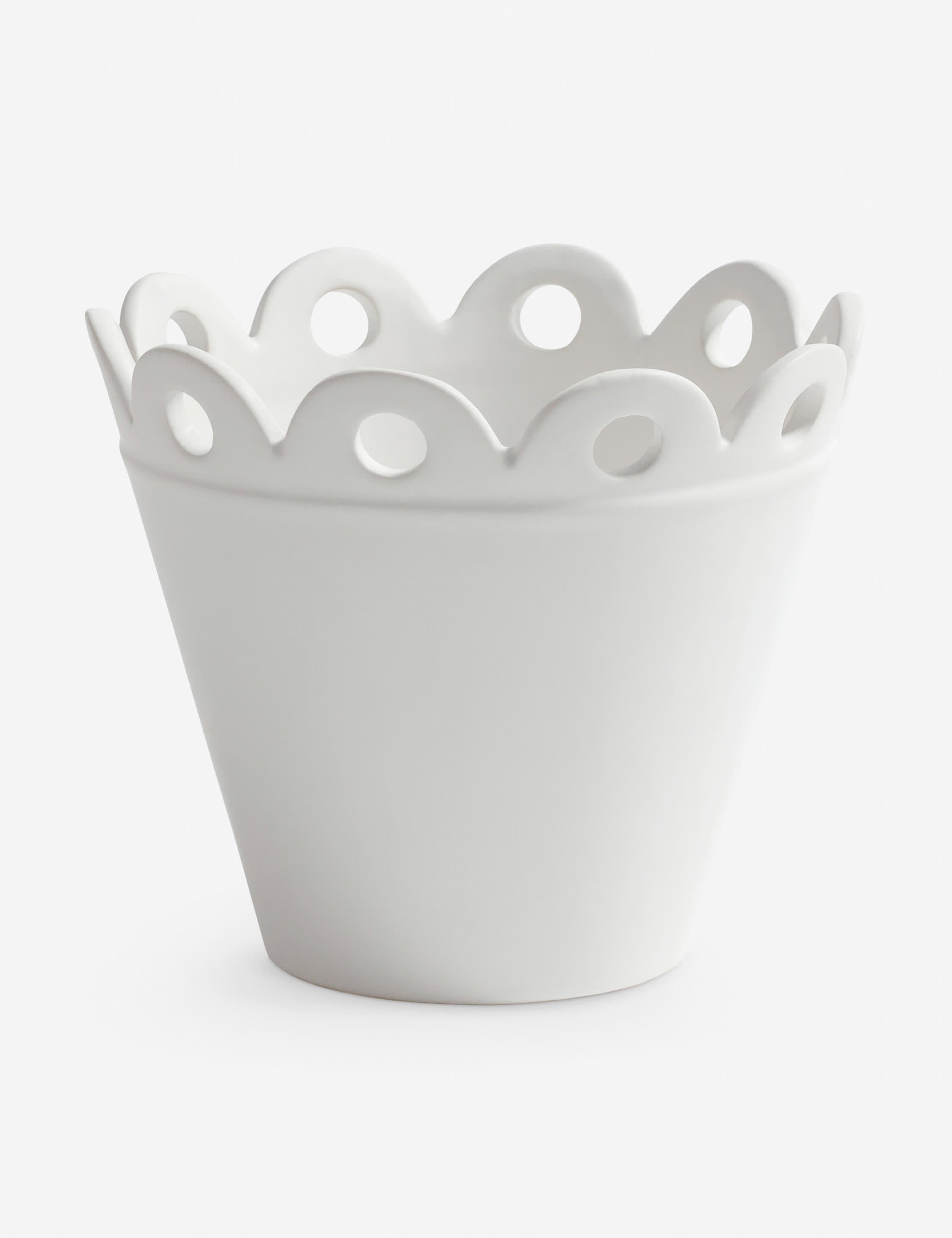Lulu and Georgia Tessanne Planter Pot – White