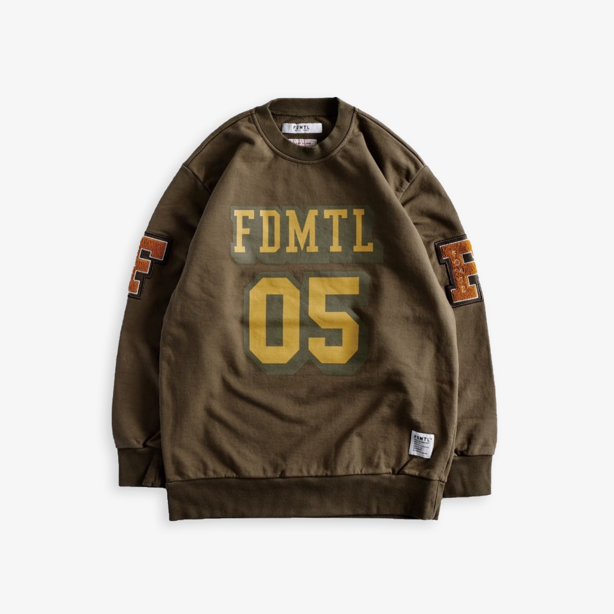 FDMTL | Brand | 05 SWEAT SHIRT { KHAKHI - view 2