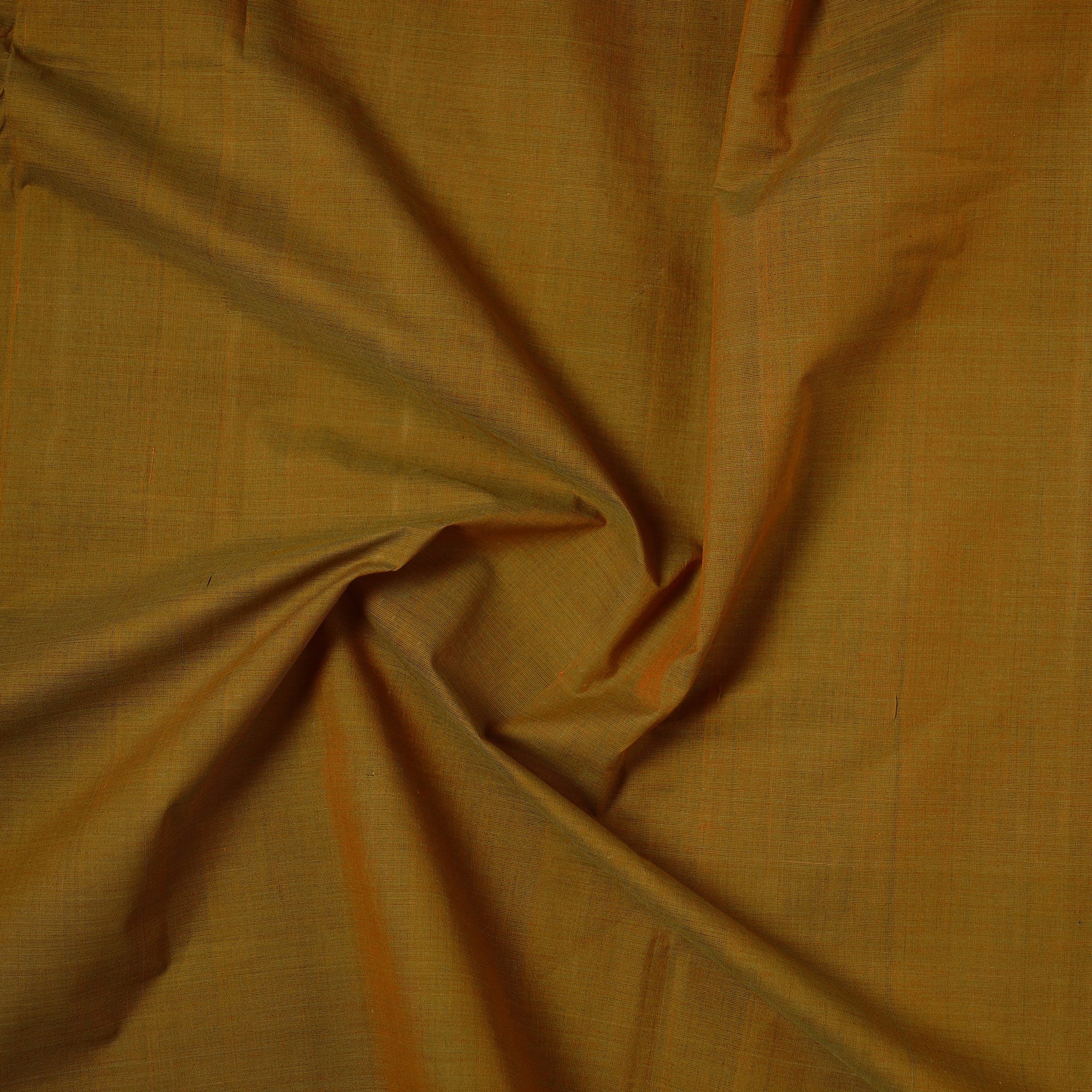 SOUTH KARGHA Brown - Mangalagiri Handloom Cotton Nizam Zari Border Fabric 39 - view 3