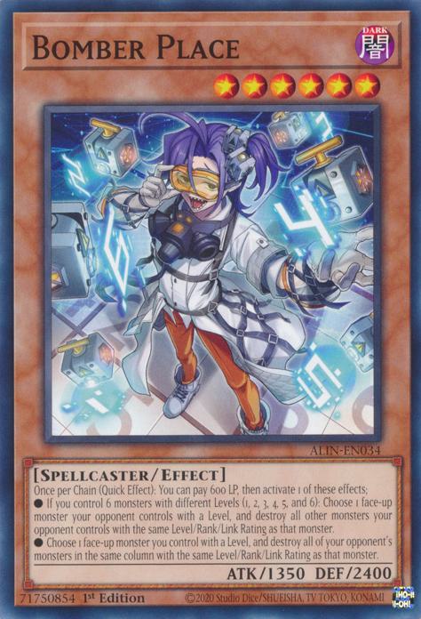 Yu-Gi-Oh! Bomber Place - ALIN-EN034 - Common - 1st Edition