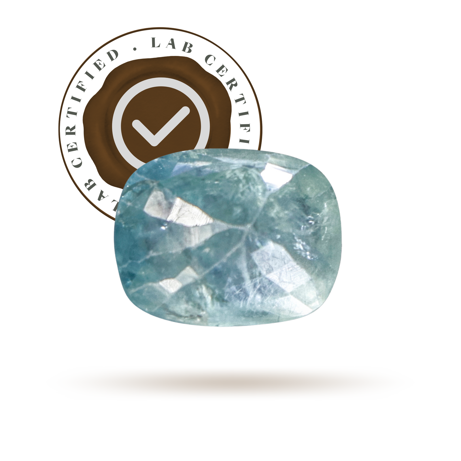 Gemsmantra Blue sapphire ( 12 Ratti ) - view 2