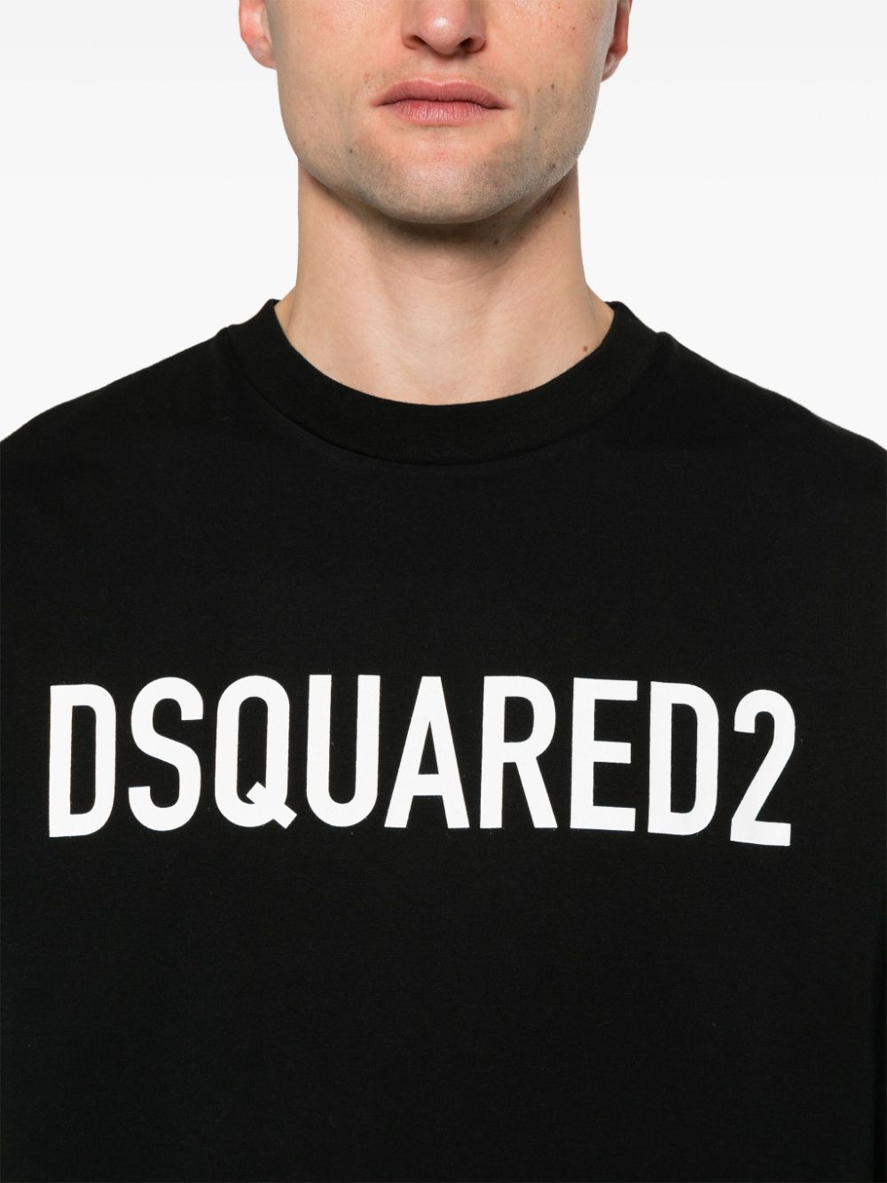 Dsquared2 Logo cotton t-shirt – Cotton 100% - view 3