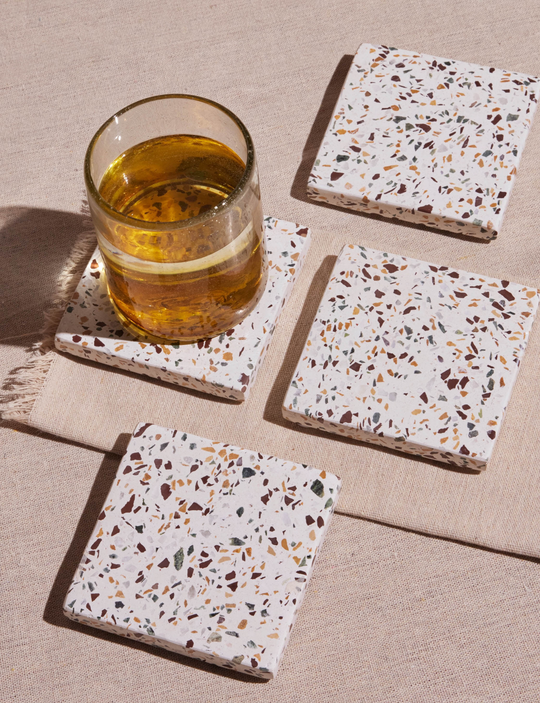 Lulu and Georgia Centro Terrazzo Coasters (Set of 4) by Meso