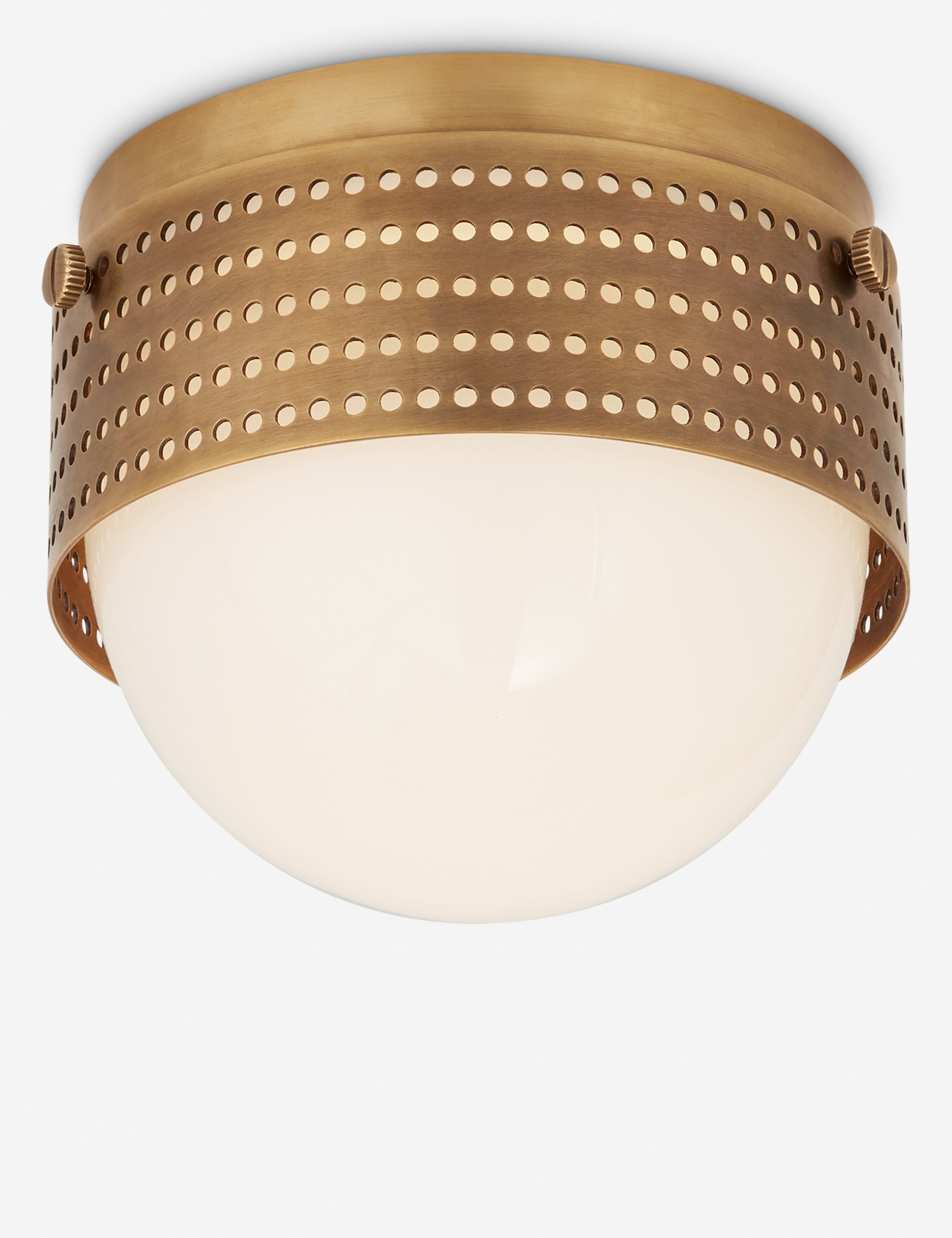 Lulu and Georgia Precision Solitaire Round Mini Flush Mount Light by Kelly Wearstler