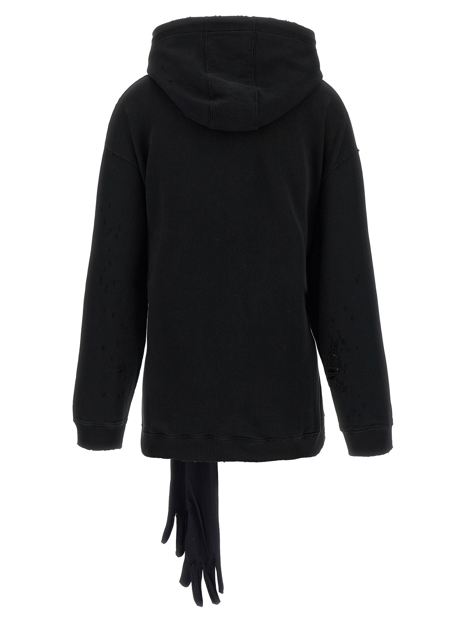 Mm6 Maison Margiela Hoodie Dress With Gloves – 100% cotton - view 3