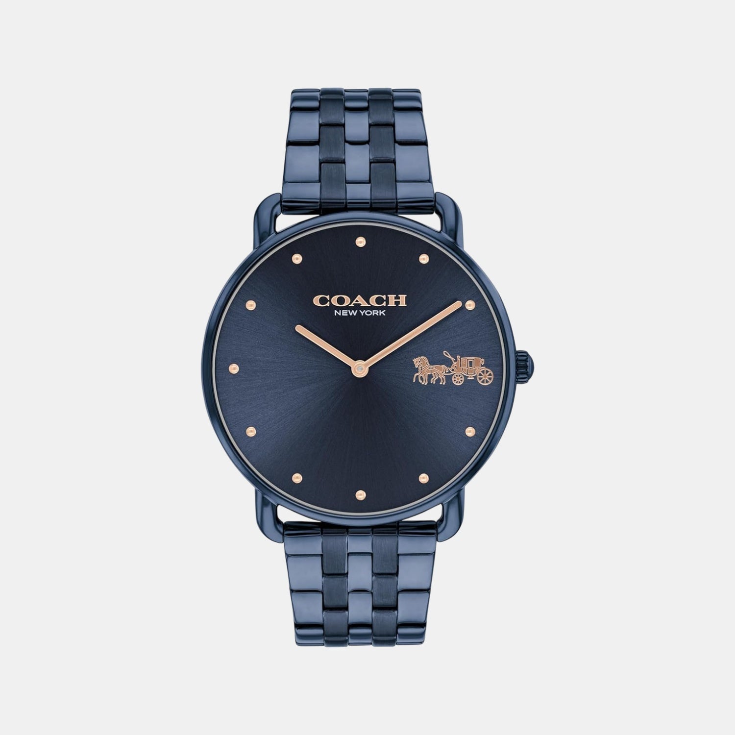 Coach Elliot Women Quartz Blue Dial Analog Stainless Steel Watch 14504297
