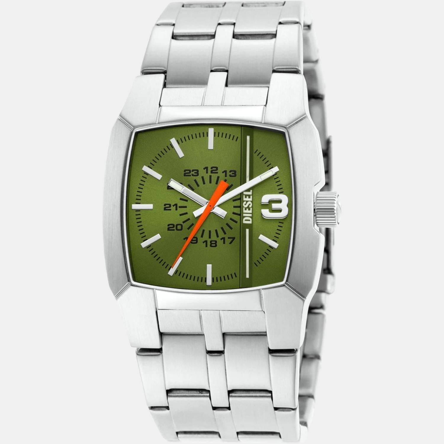 Diesel Cliffhanger Men Quartz Green Dial Analog Stainless Steel Watch DZ2150 - view 3