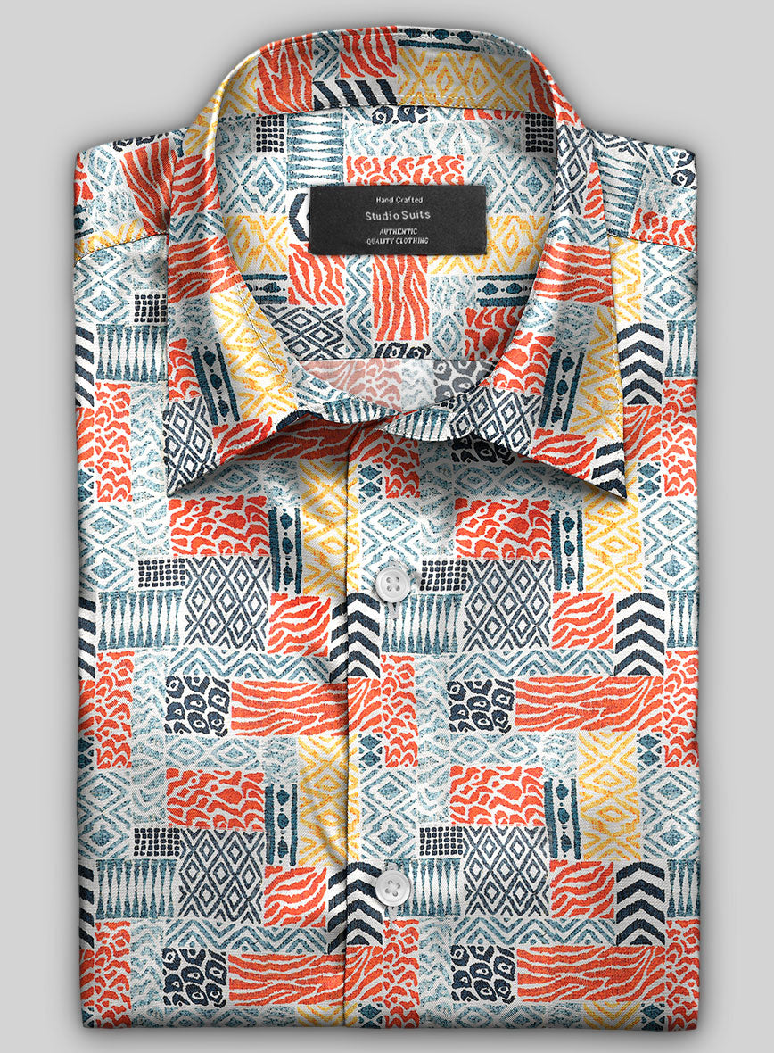 StudioSuits Ikatina Silk Cotton Shirt
