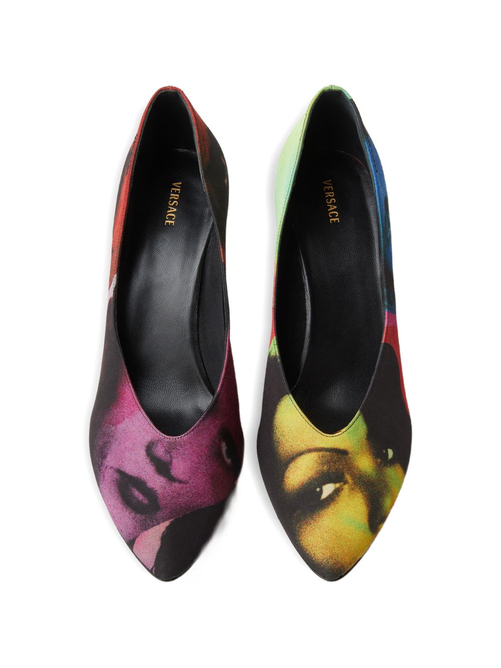 Versace Printed pumps – Calf Leather 100% - view 2