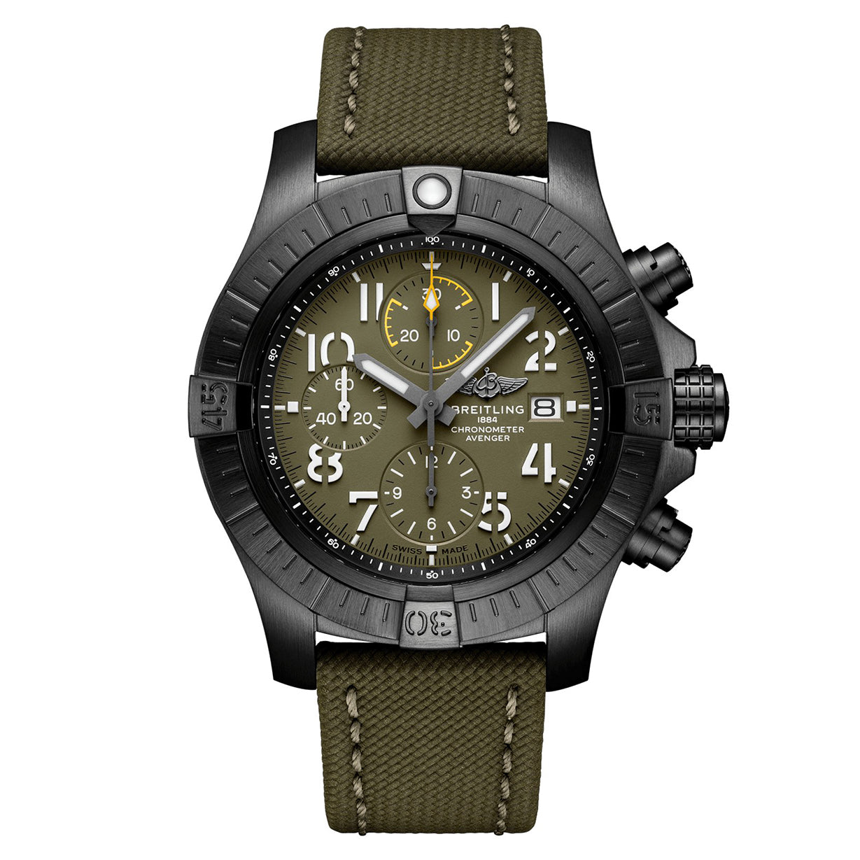 Breitling Avenger Chronograph Night Mission Green Dial Men 45mm - view 3