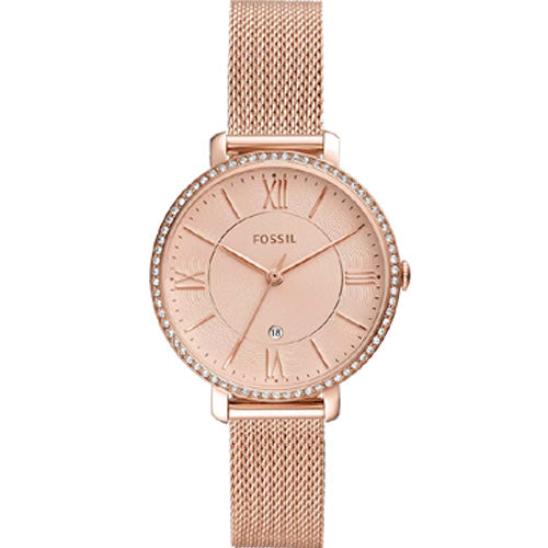 Fossil Jacqueline Rose Gold Dial Women