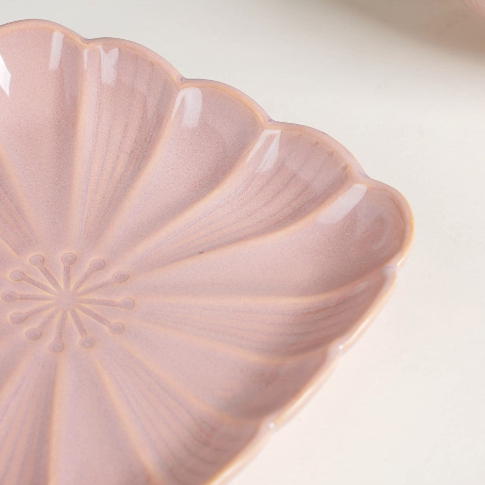 Nestasia Ocean Square Plate with Handle Pink - view 8