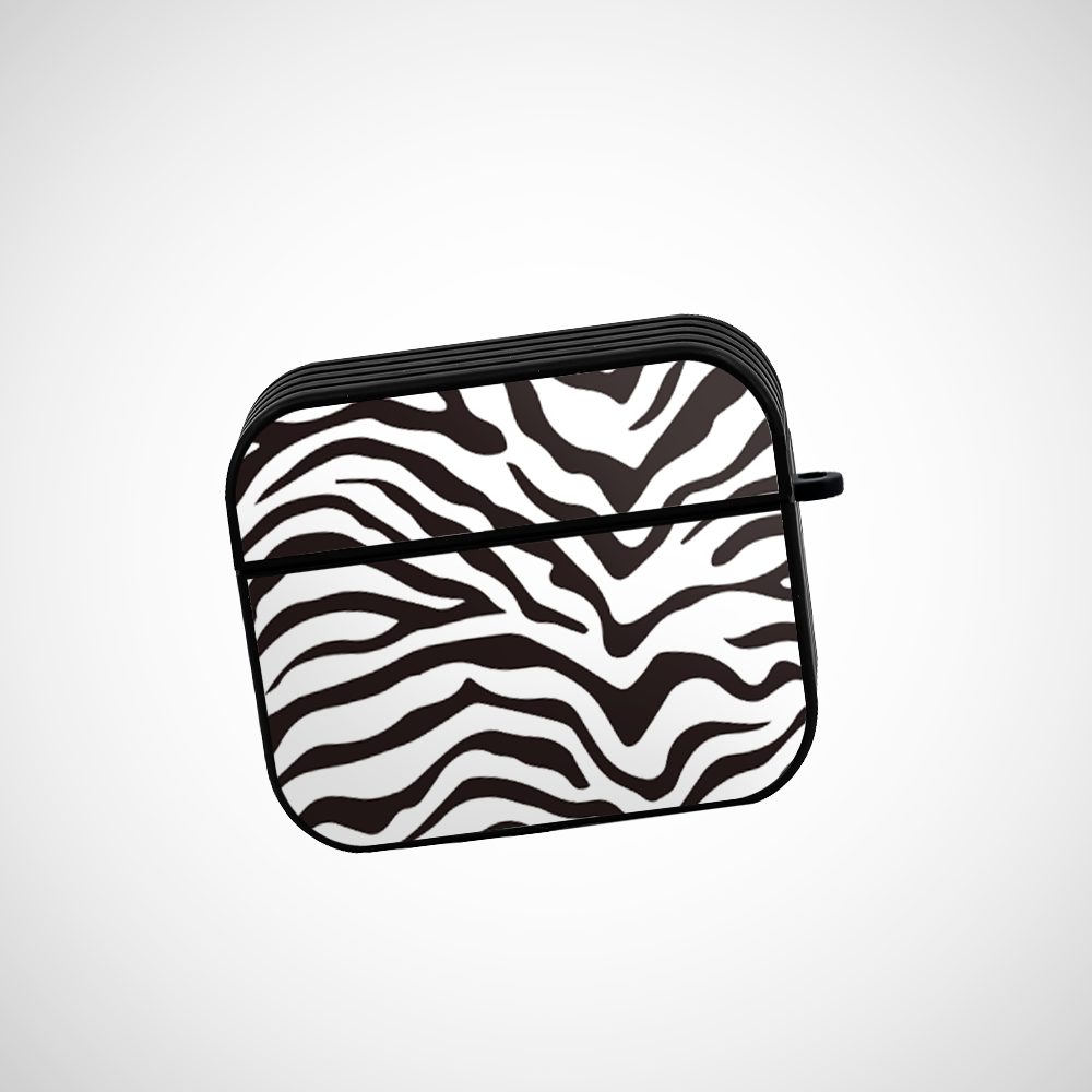 Cover It Up Zebra Print Glass Airpods 3rd Gen Case Covers