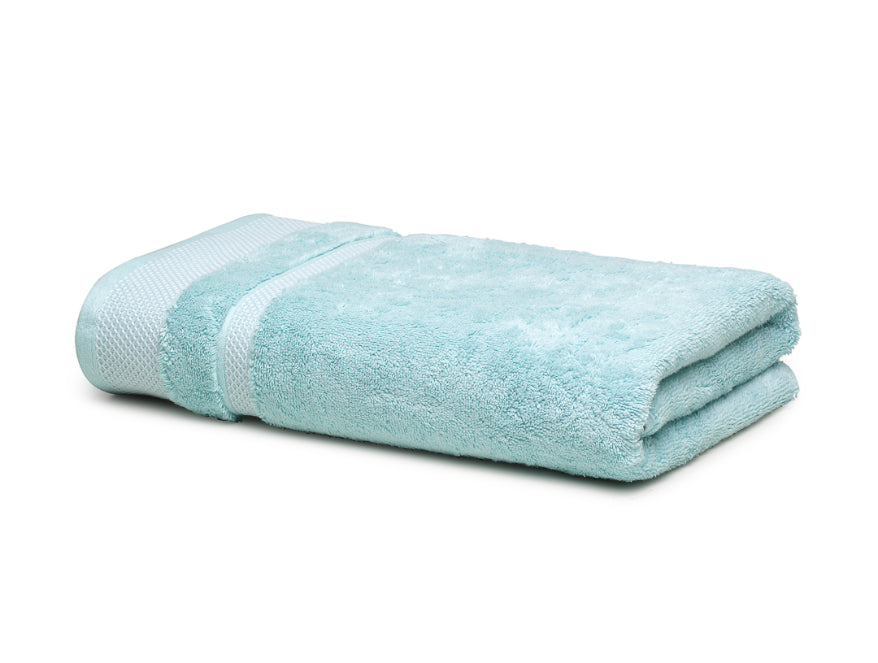 Spaces India Aqua Green - Light Green 100% Cotton Bath Towel - Hygro By Spaces - view 2