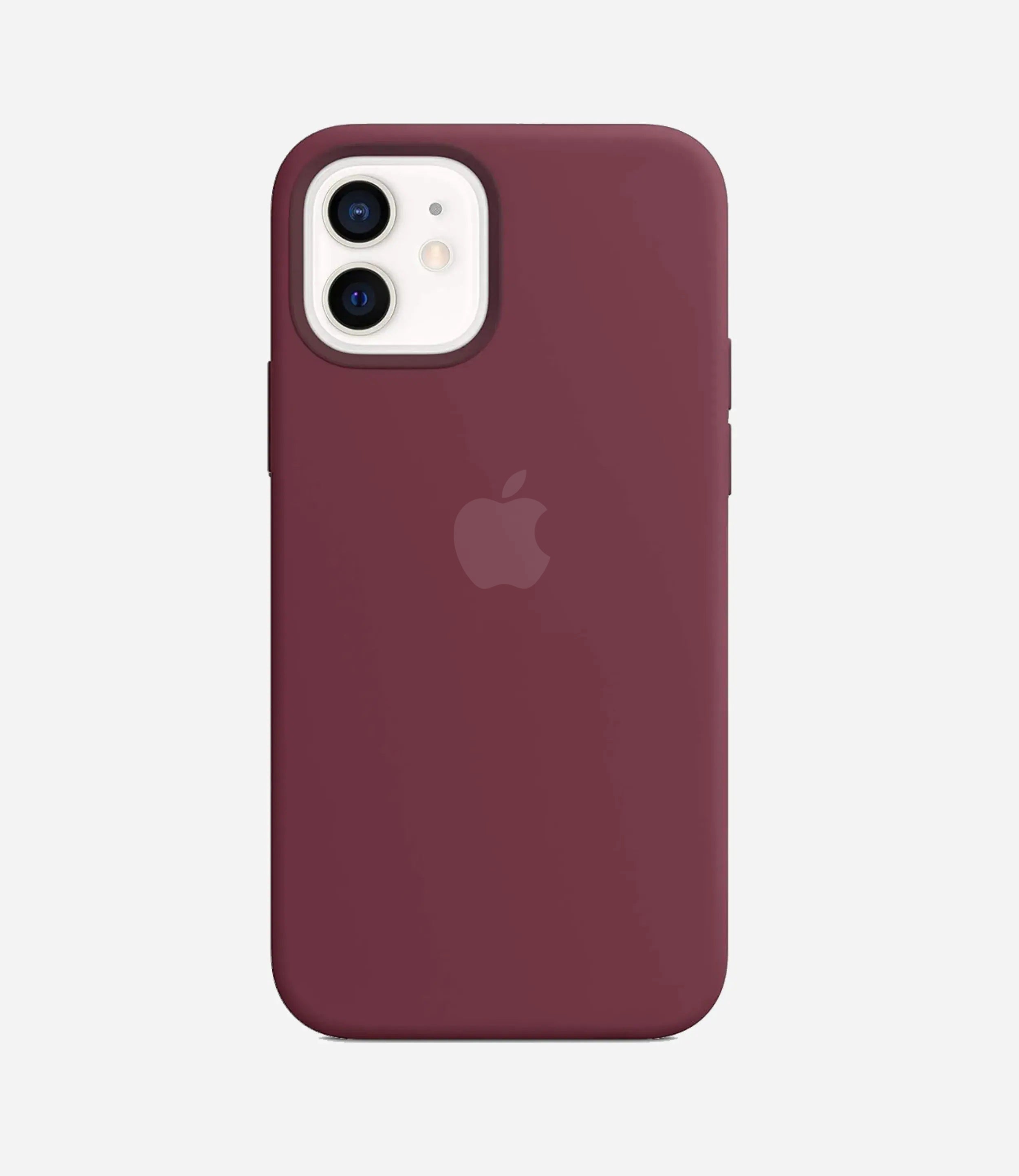 The Case Company Solid Wine Soft Silicone iPhone Case