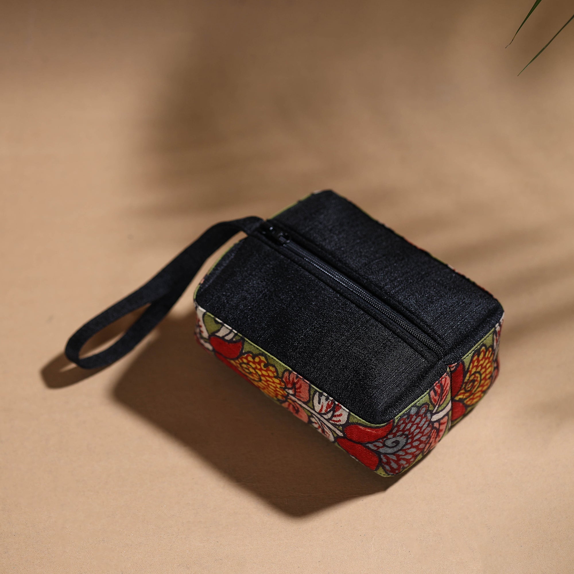 DWARAKA PLUS Black - Handpainted Kalamkari Multipurpose Cosmetic/Toiletry Bag 41 - view 2