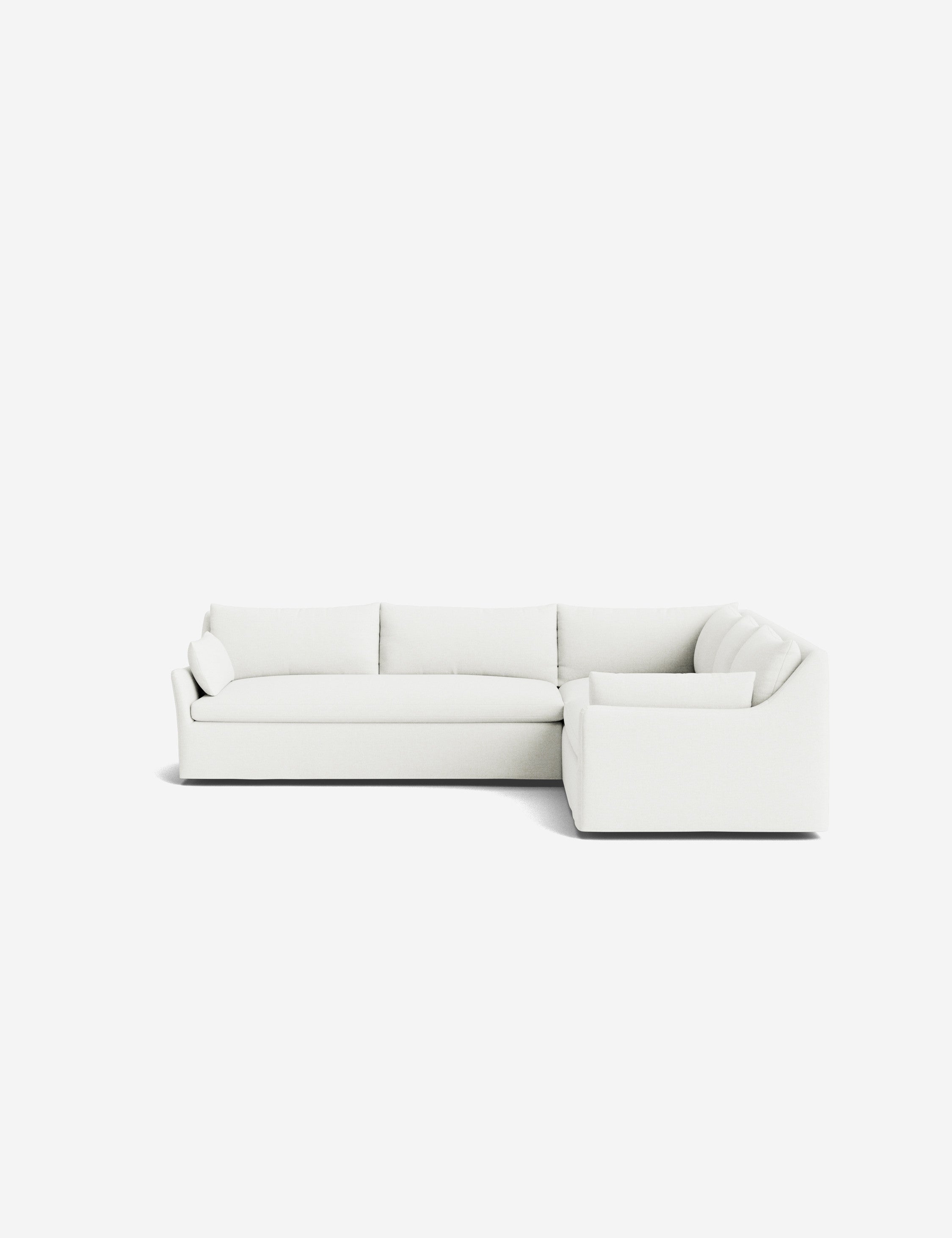 Lulu and Georgia Portola Luxe Depth Slipcover Corner Sectional Sofa - view 187