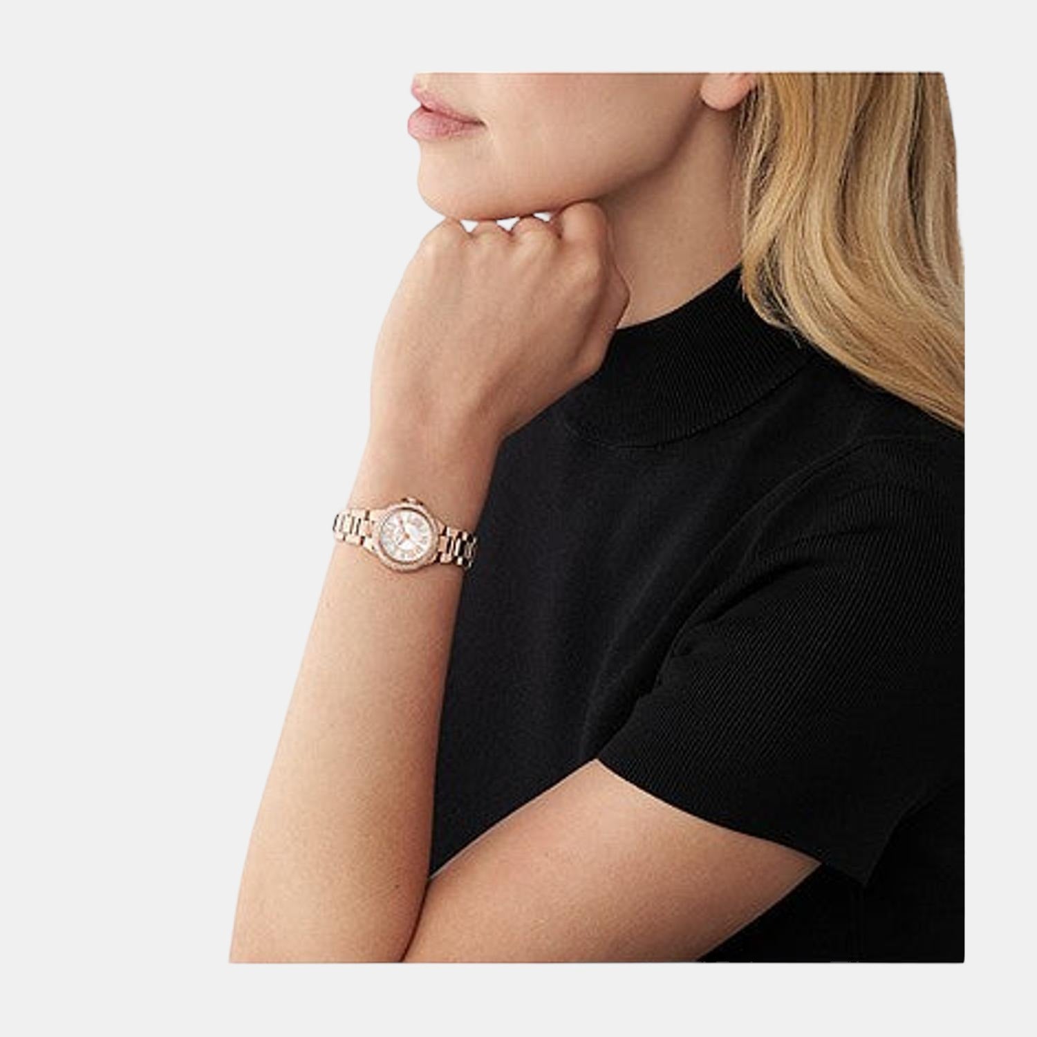 Michael Kors Camille Women Quartz White Dial Analog Stainless Steel Watch MK3253 - view 2