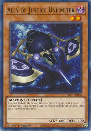 Yu-Gi-Oh! Ally of Justice Unlimiter - HAC1-EN086 - Common - 1st Edition