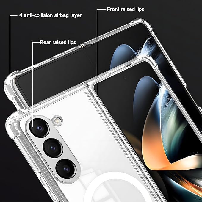 Million Cases Galaxy Z Fold6 Anti-Knock TPU Transparent MagSafe Case - view 5