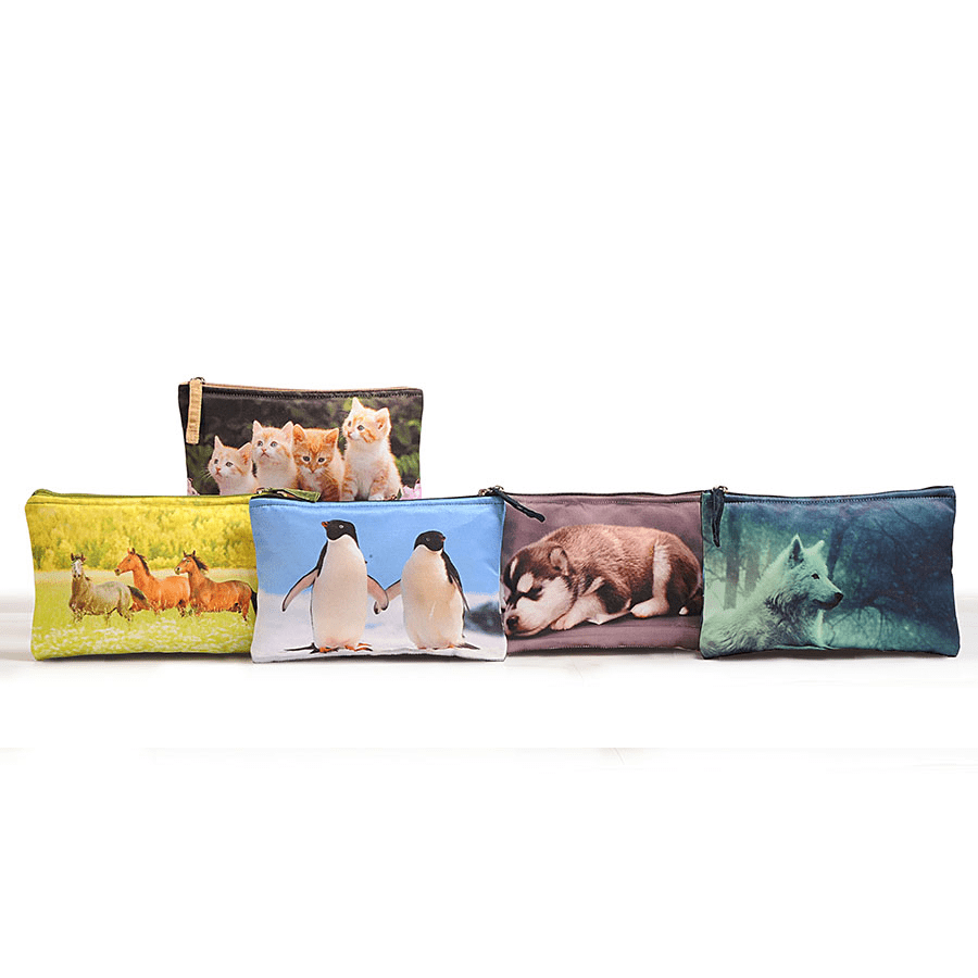 Swayam India Adorable Animals Printed Pouches - Gp7 - view 2
