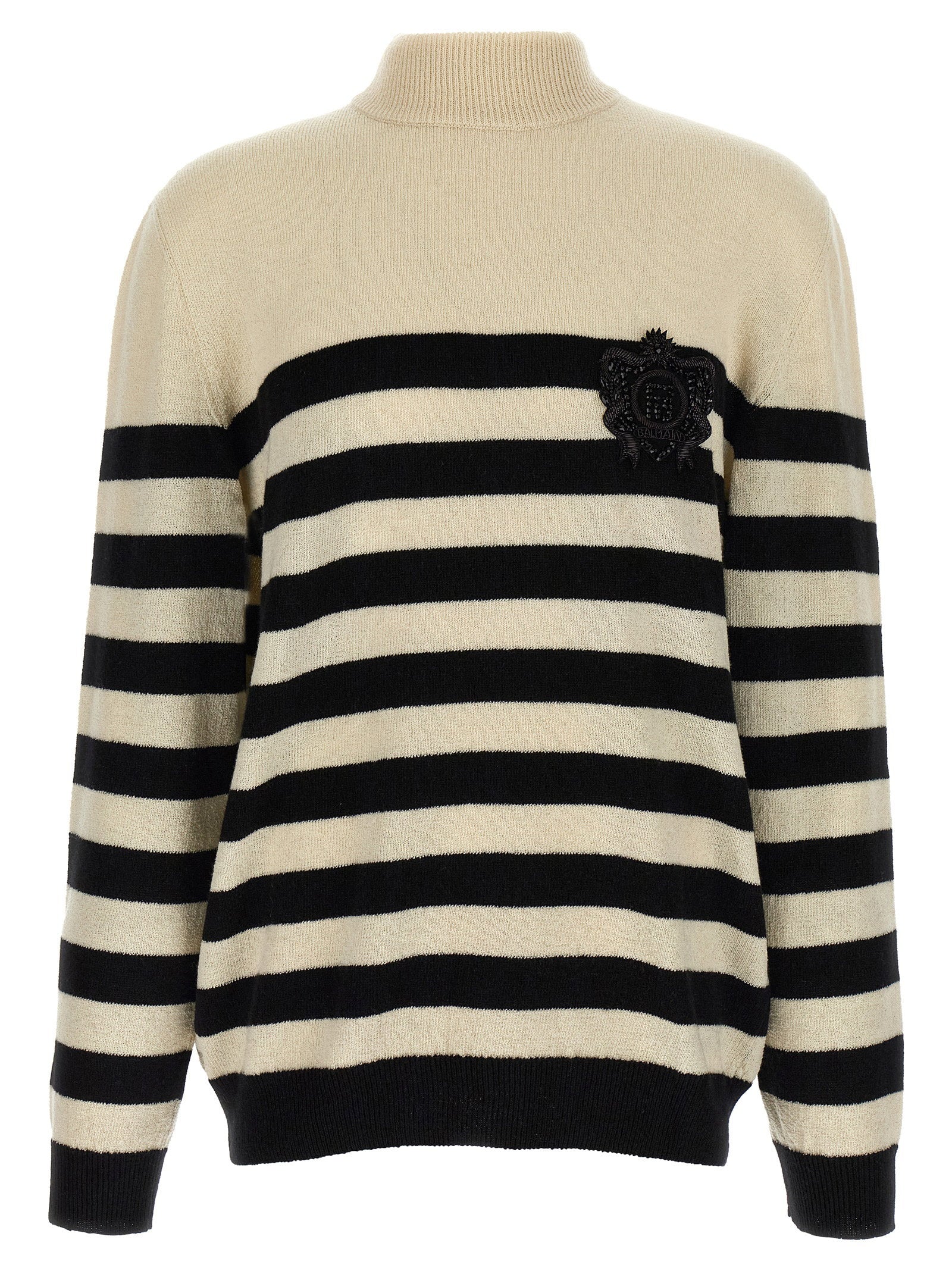 Balmain Marinière Sweater – 83% wool 17% cashmere