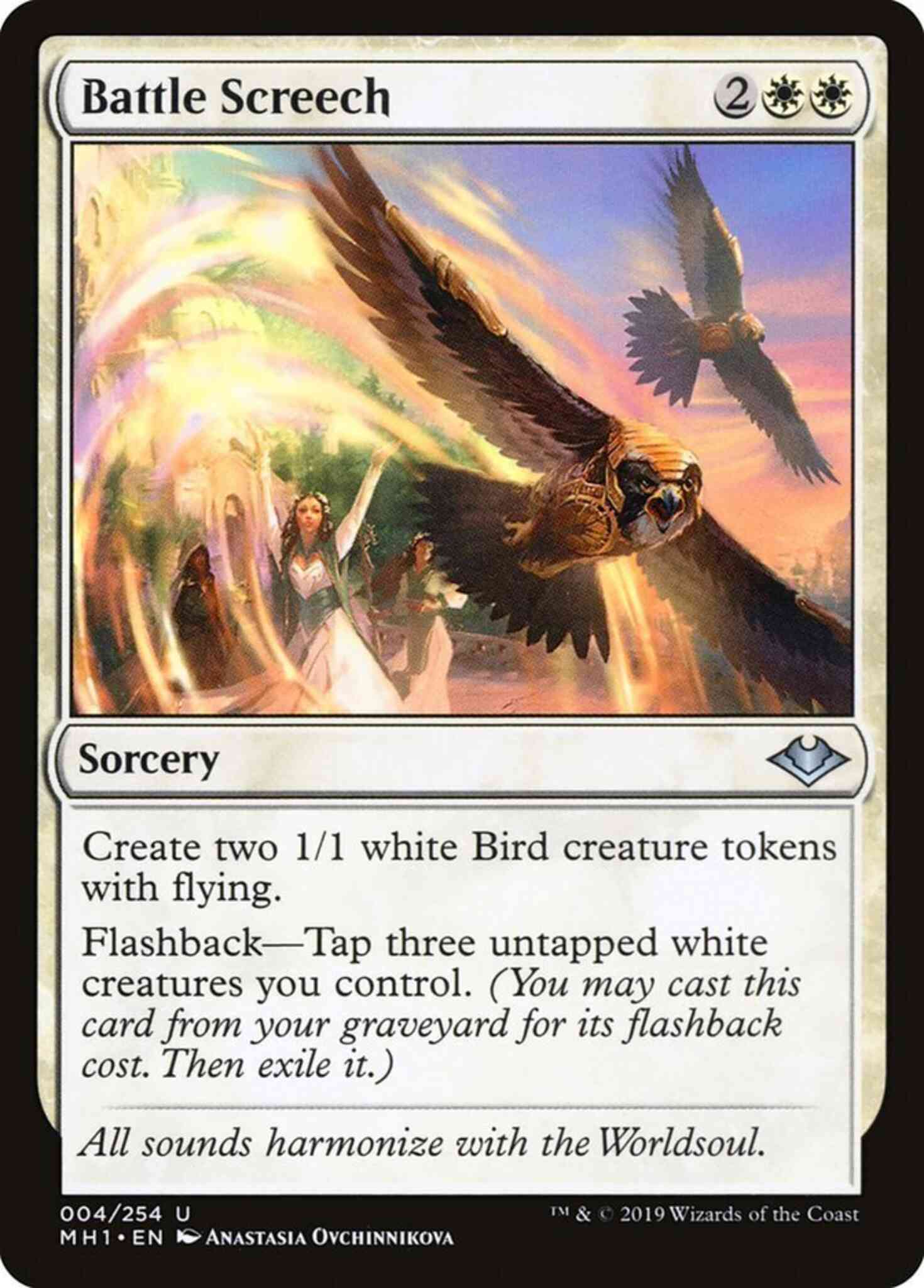Battle screech 4 – Magic Battle Screech [4] [Modern Horizons] [Non-Foil]