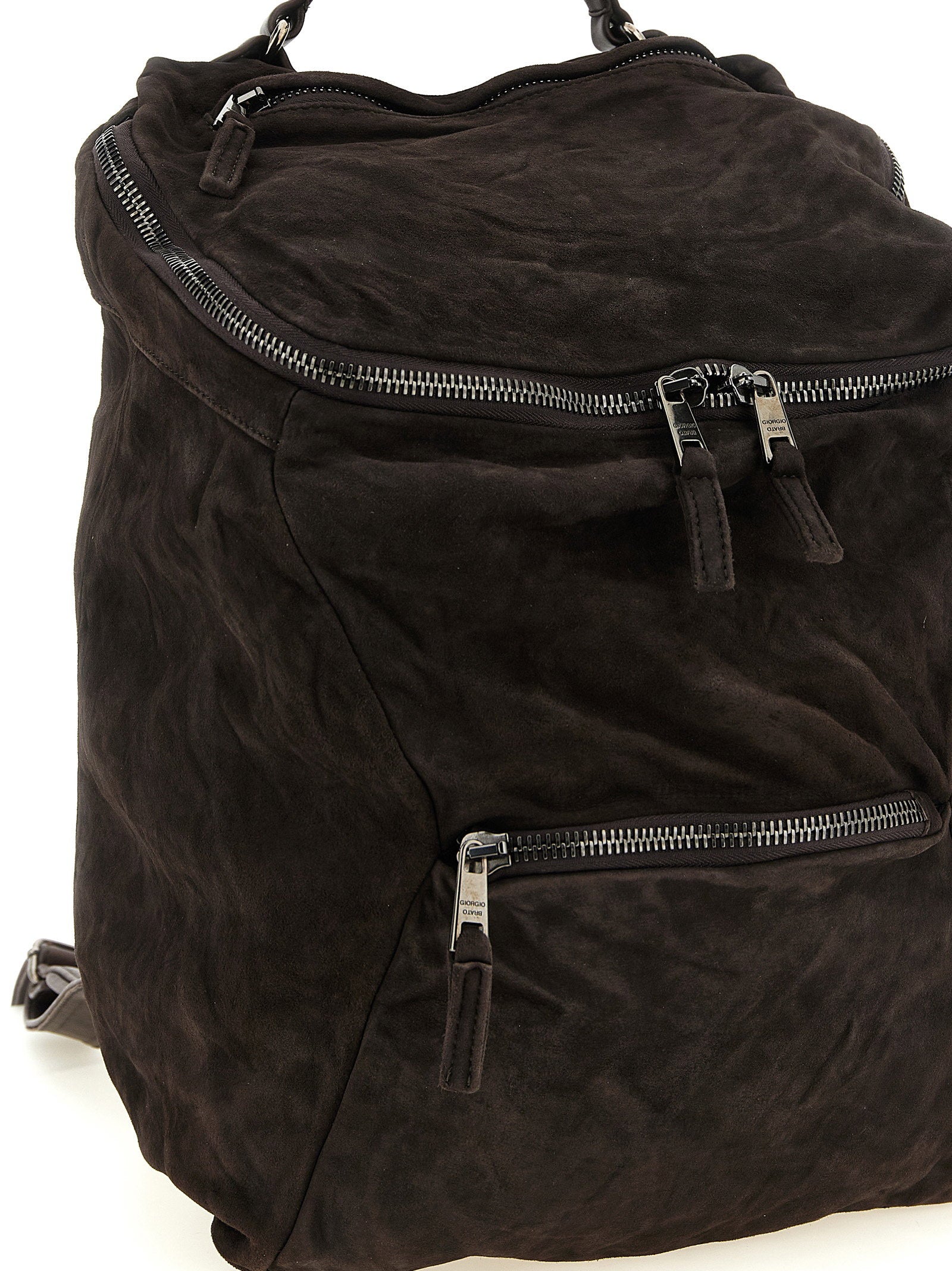 Giorgio Brato Leather Backpack - view 3