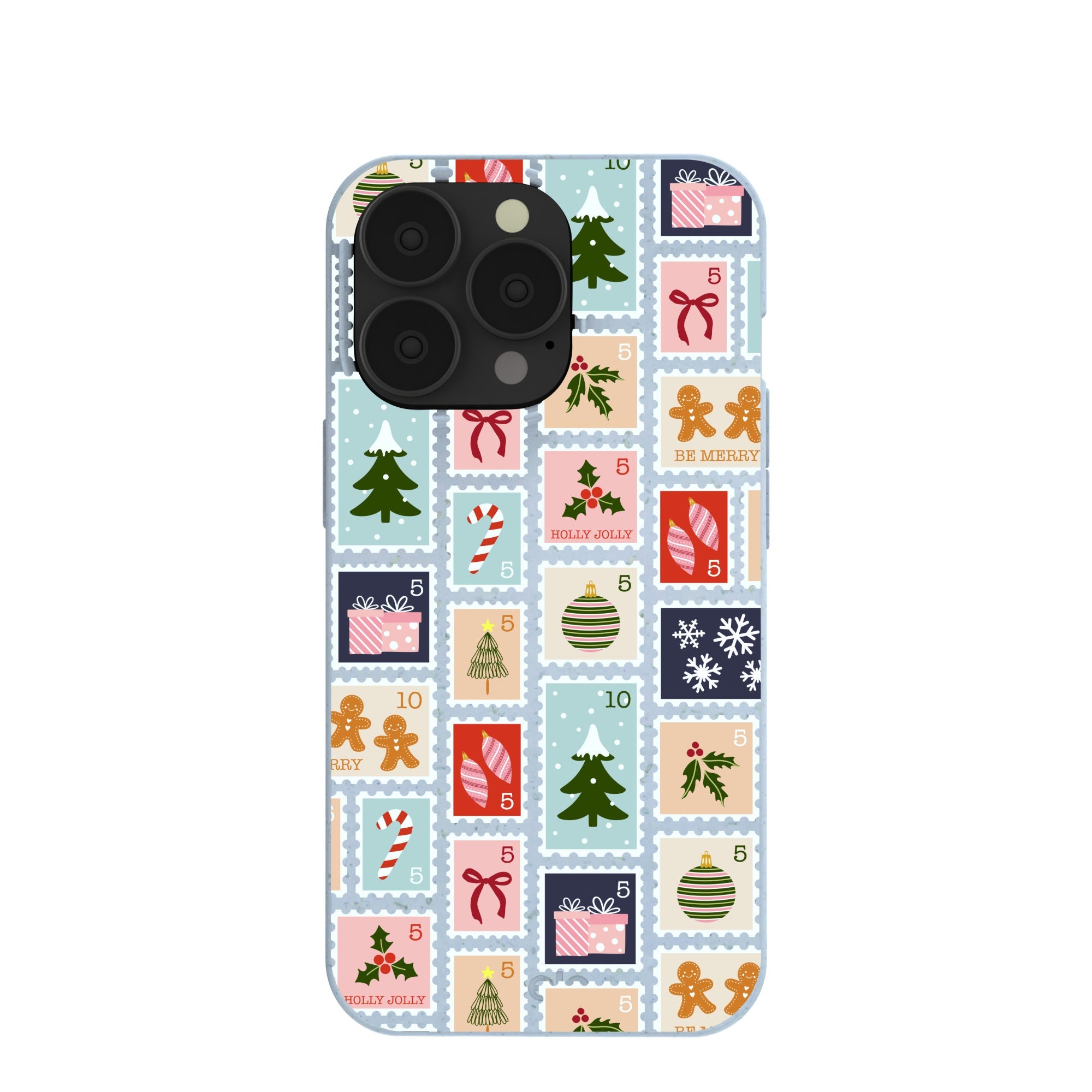 Pela Case Powder Blue Noel Stamps iPhone 13 Pro Case