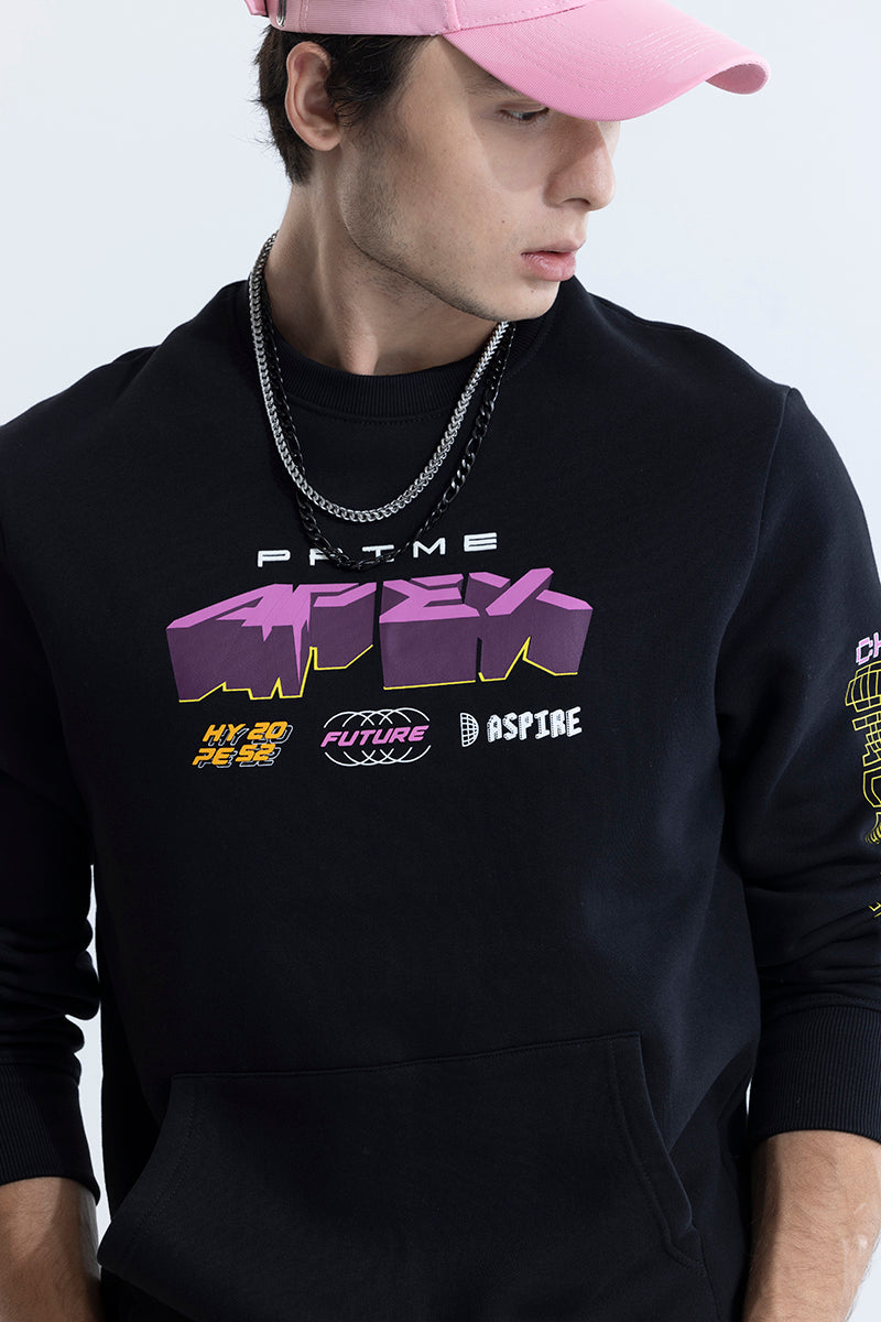 SNITCH Prime Apex Black Racing Sweatshirt