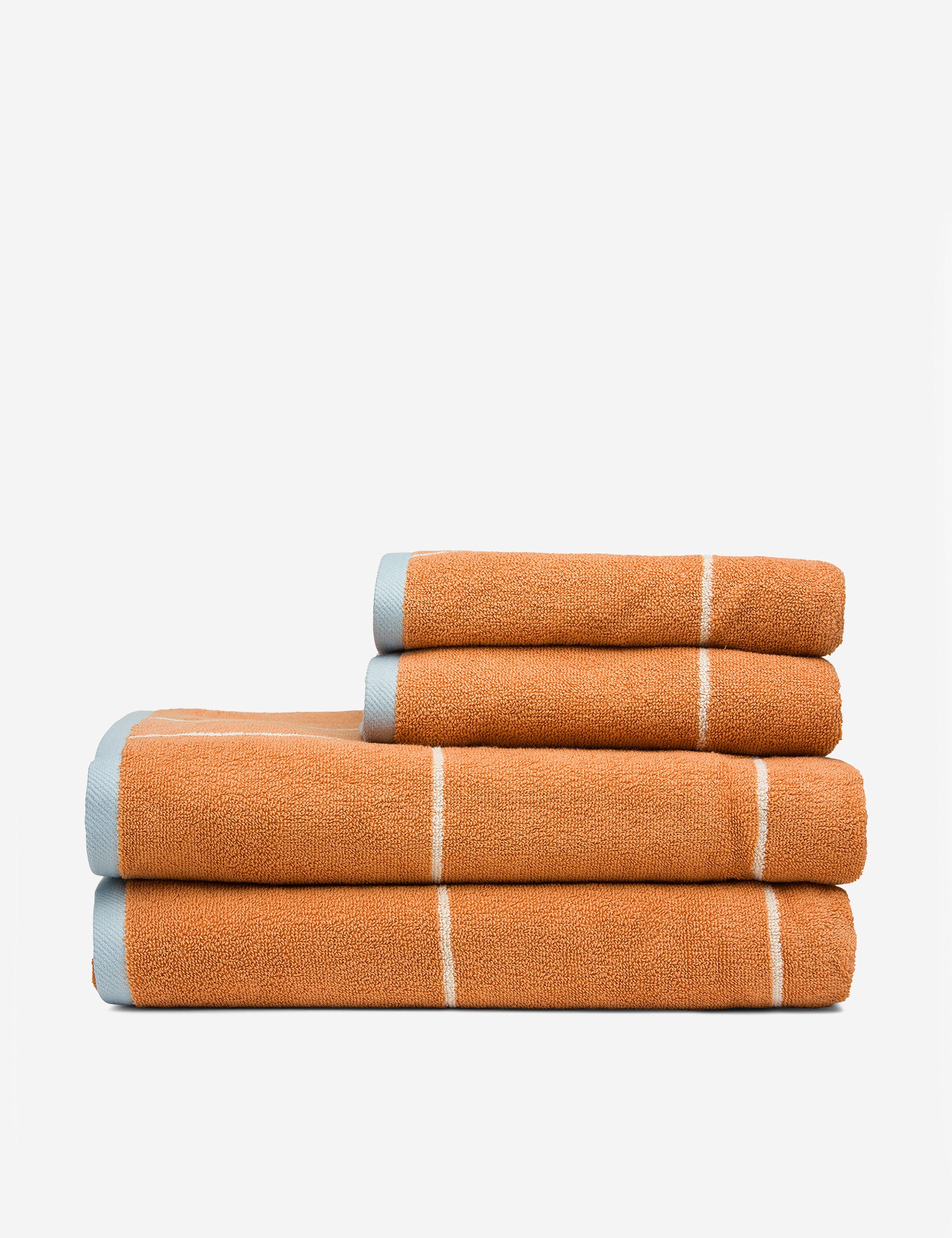 Lulu and Georgia Grid Organic Cotton Towel by House No. 23 - view 6