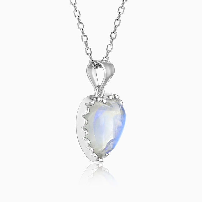 GIVA Jewellery Silver Mystic Heart Pendant - view 4