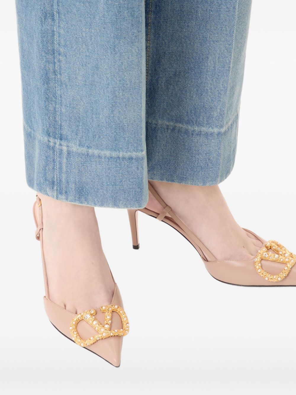 Valentino Garavani Vlogo Signature Slingback Décolleté In 80mm - view 7